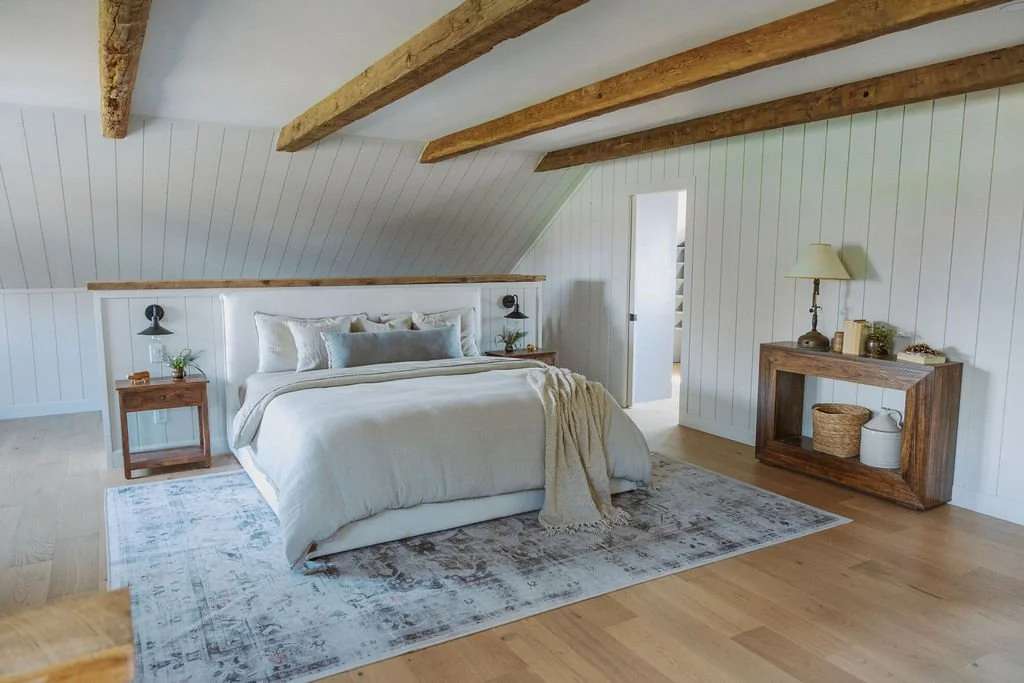 natural farmhouse bedroom design - Anika Schachtler Design