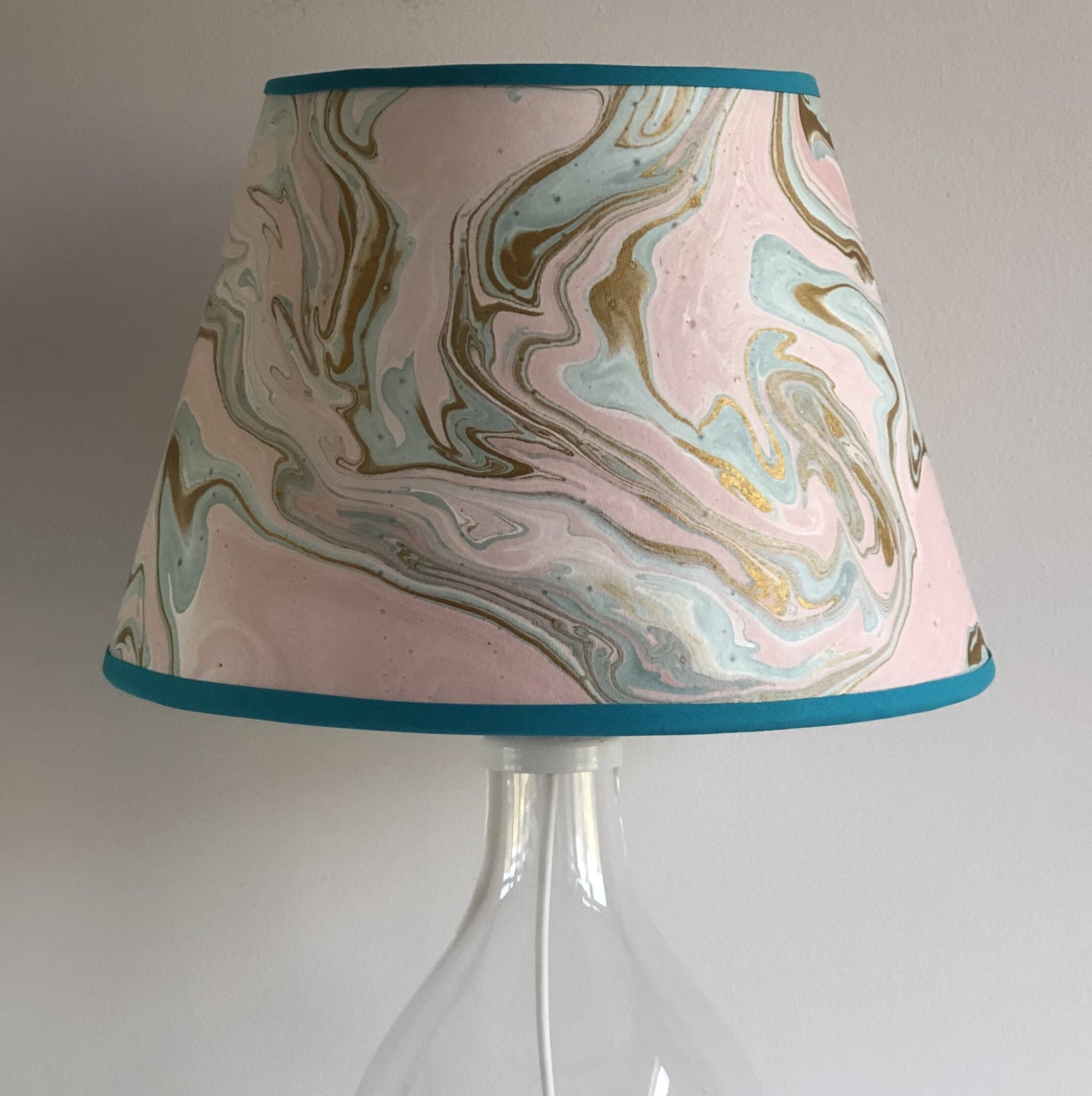 Marbled Paper Lampshade The, How To Make A Pleated Lampshade Paper