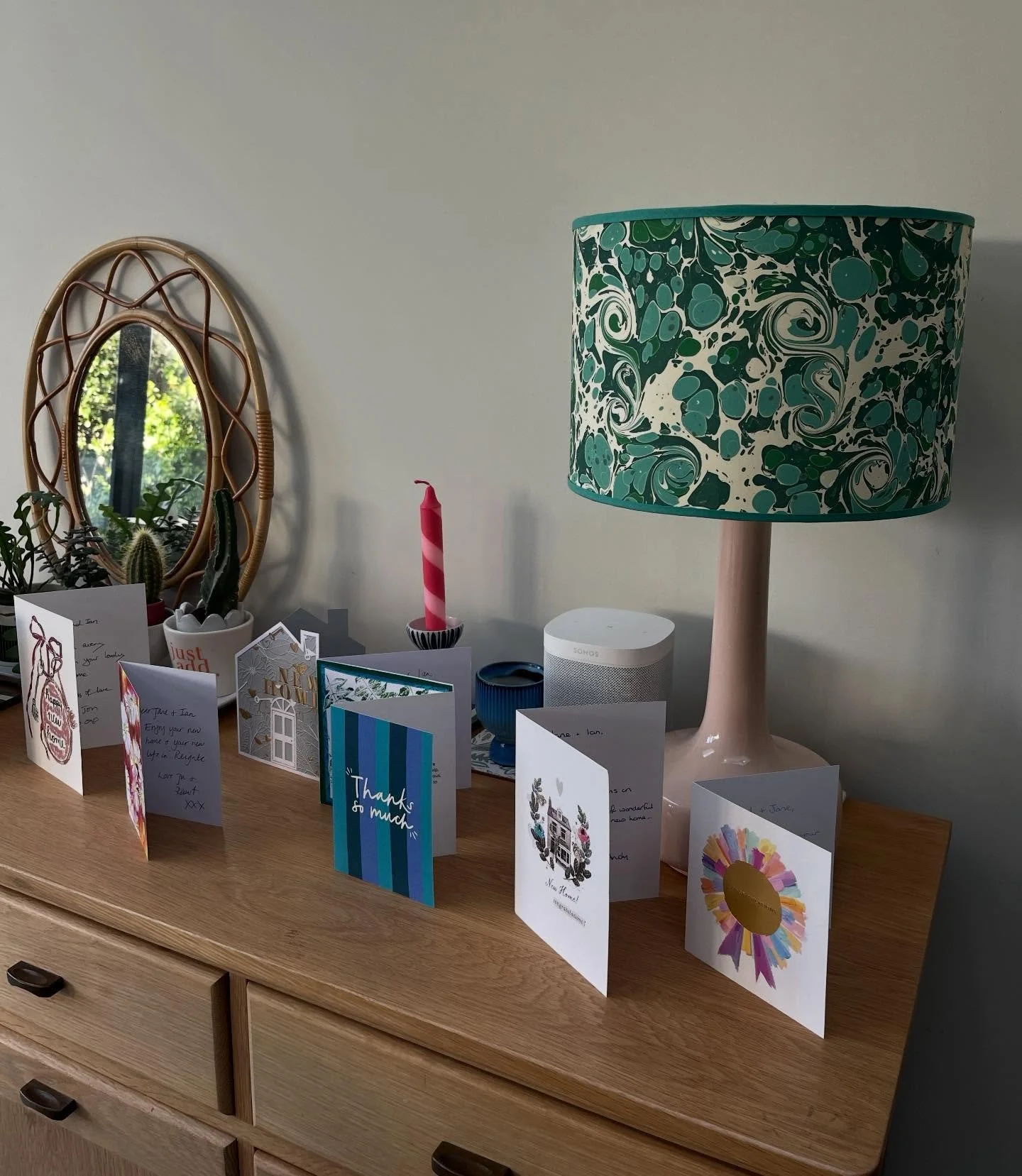 Ooh such a relief when you move house and your fave handmade (by me) lampshades suit the space! Classics 🥰 

Next year &hellip; one day class learning the basics of gathered shades. Please DM for more info!