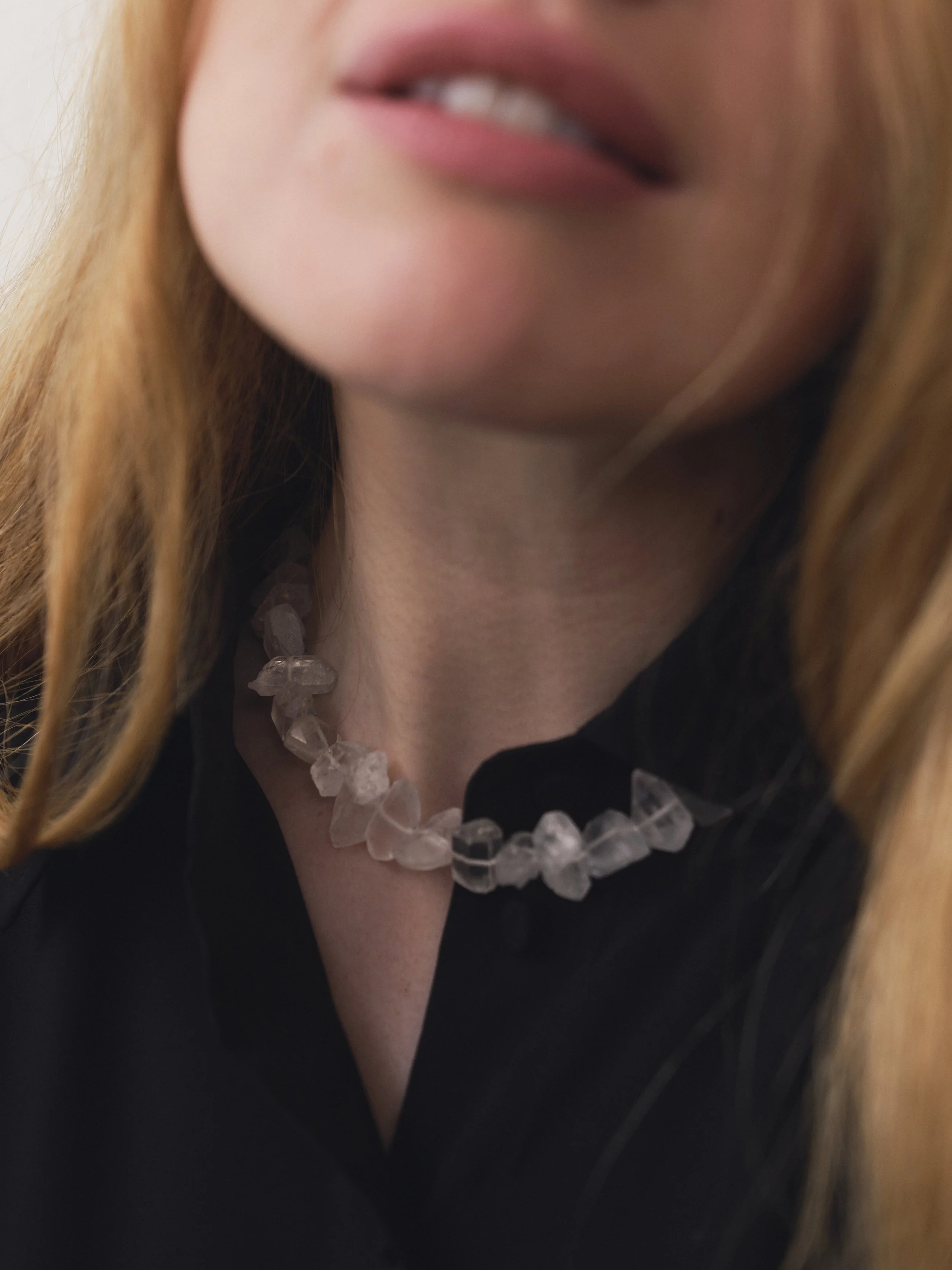 Raw Crystal Necklace — New