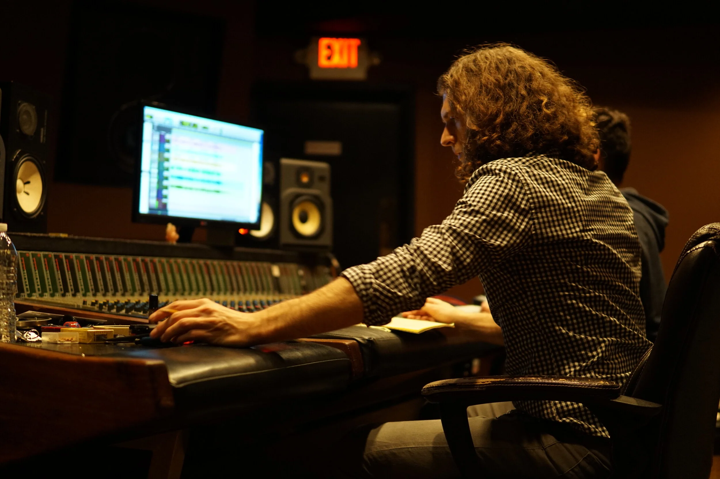 Collin Stanley music producer recording console