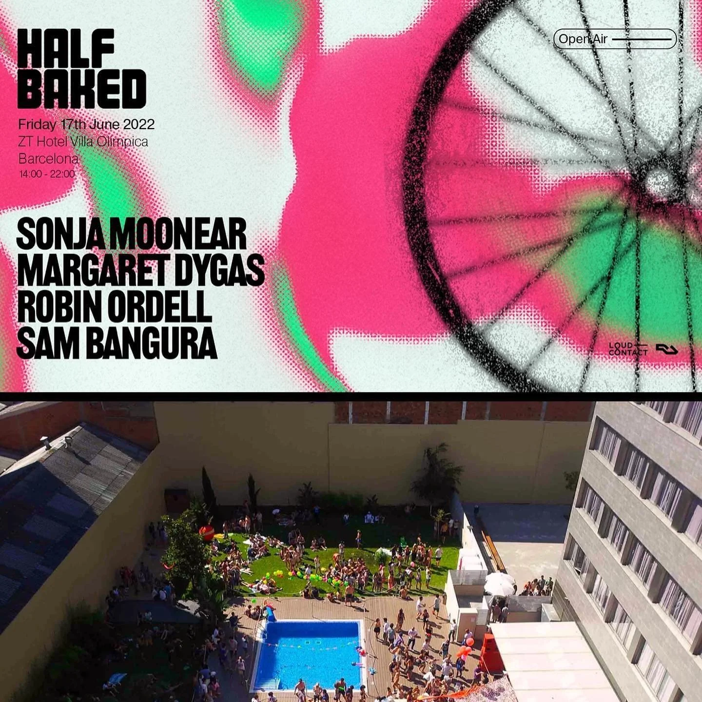 Today in Barcelona! Check @halfbakedrecords for remaining tickets ✌️