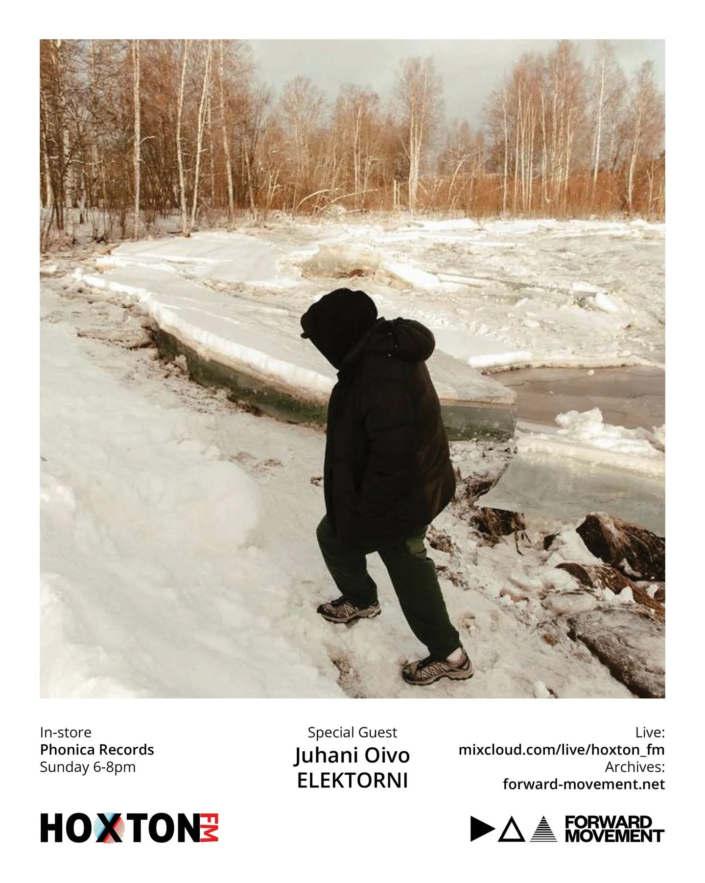Today from 6pm when the doors of Phonica Records close, we go live on Hoxton FM for a very special livestream. Elektorni label boss Juhani Oivo will play two hours of his flavours live on both Hoxton FM&rsquo;s Mixcloud &amp; YouTube. Catch the archi