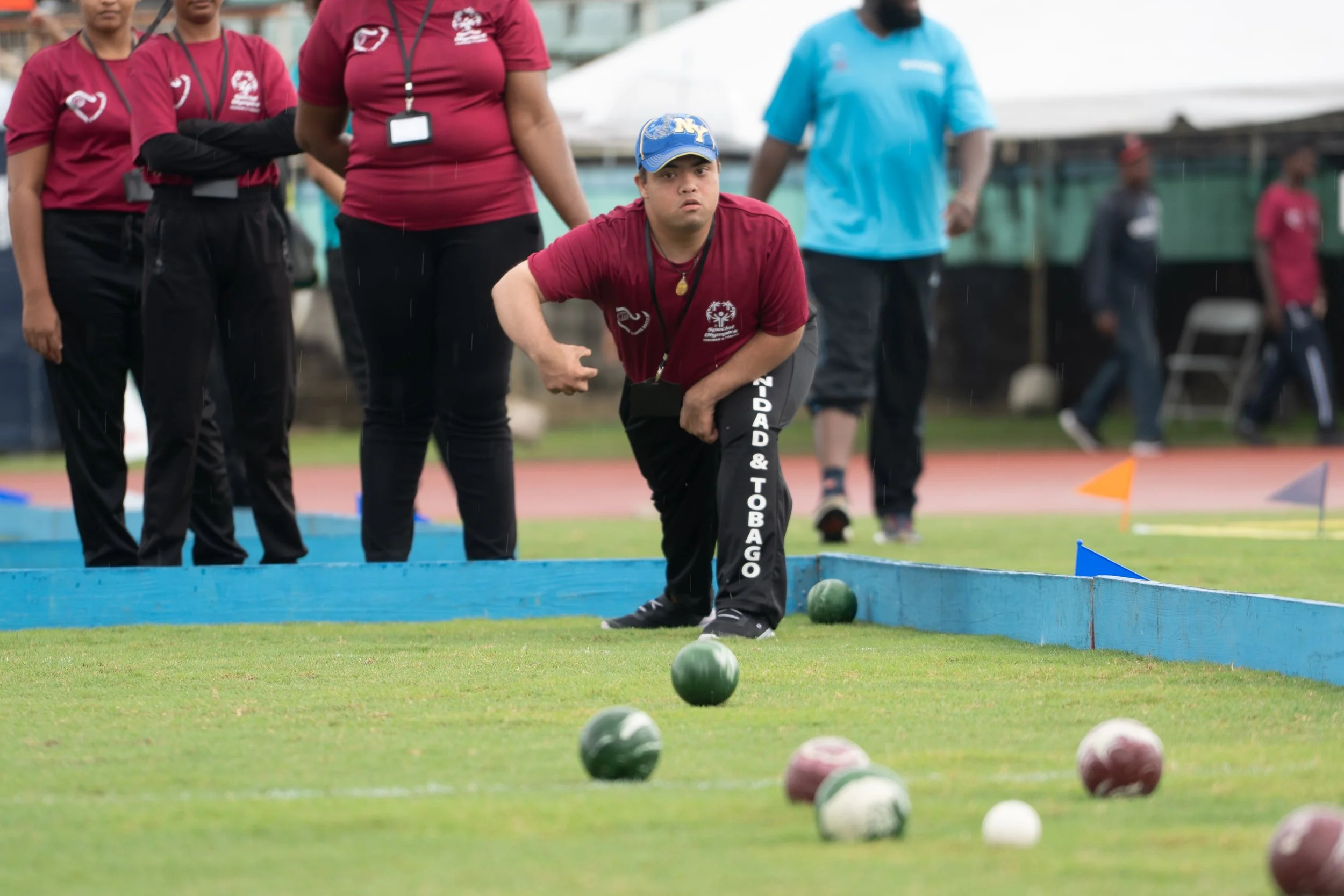 Over 100 athletes participated in the Special Olympics Bocce Games on 10th May at Mannie Ramjohn Stadium.