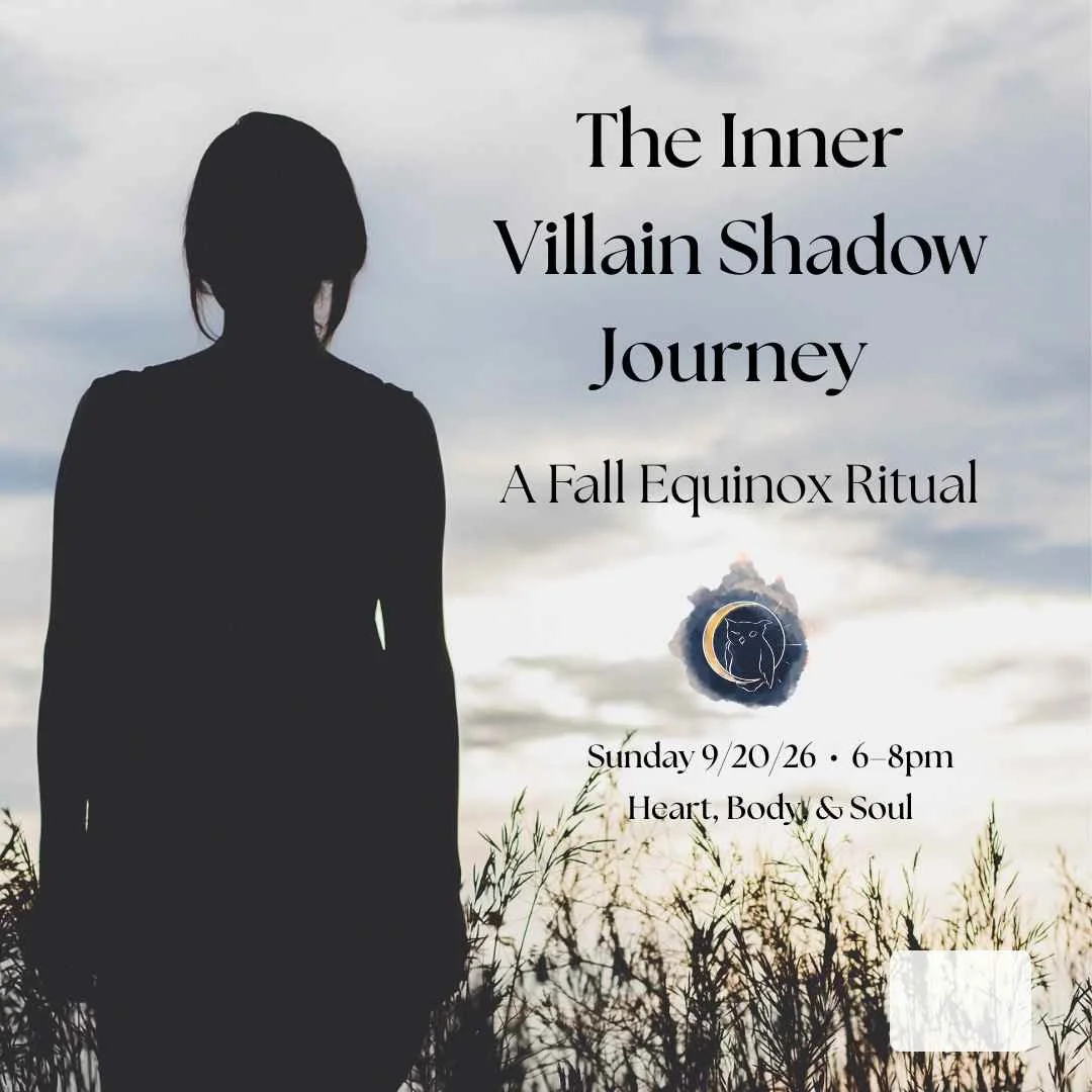 🌒 The Inner Villain Shadow Journey: A Fall Equinox Ritual