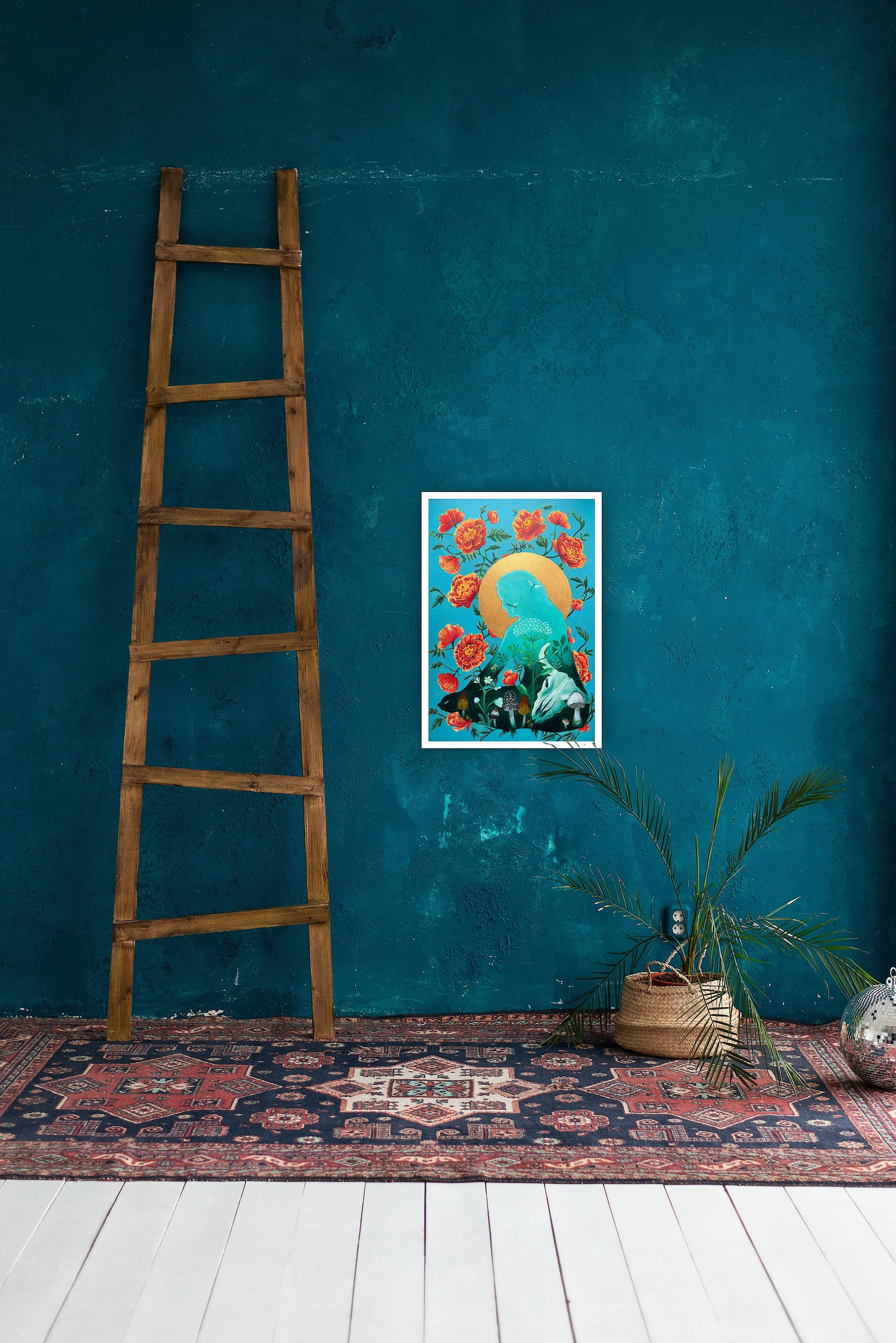 Wonder - Original Acrylic on Canvas A3 Framed Painting