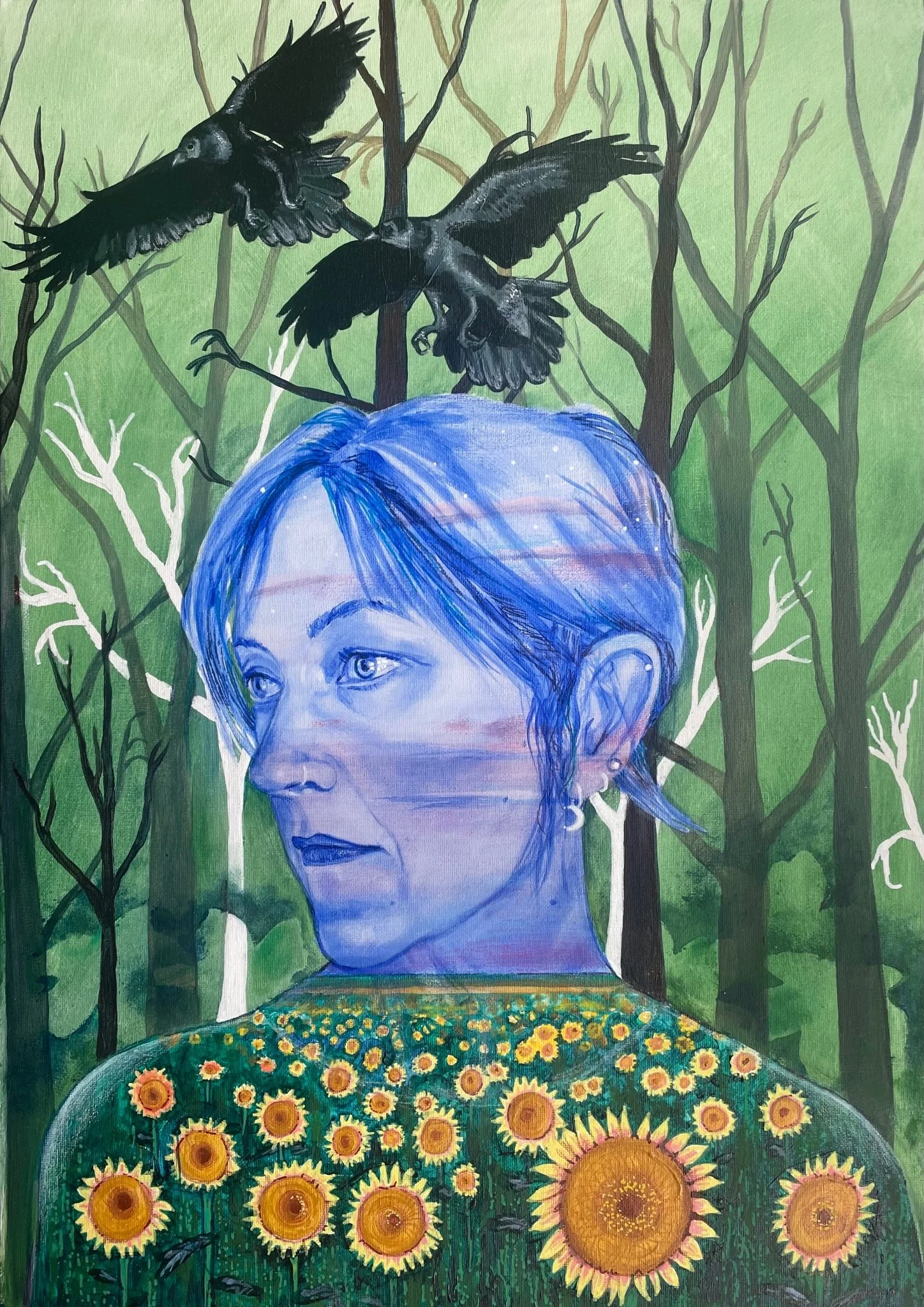Untamed - Acrylic on A2 Canvas Board - POA/Prints Available