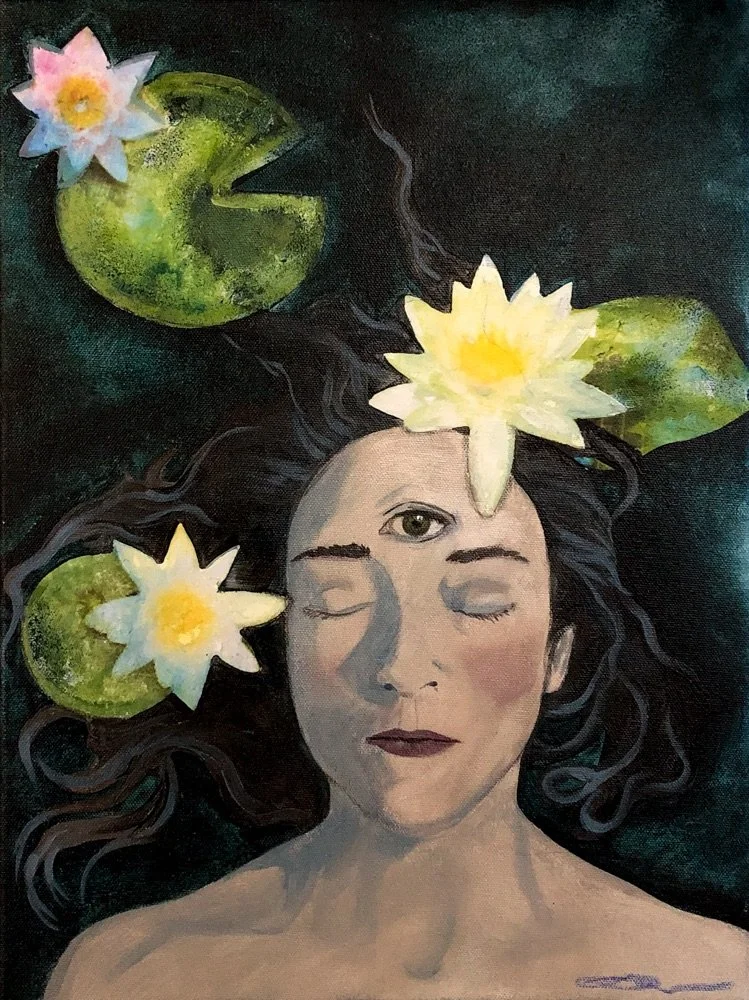 An Awakening - Acrylic on A4 Canvas SOLD - Prints Available