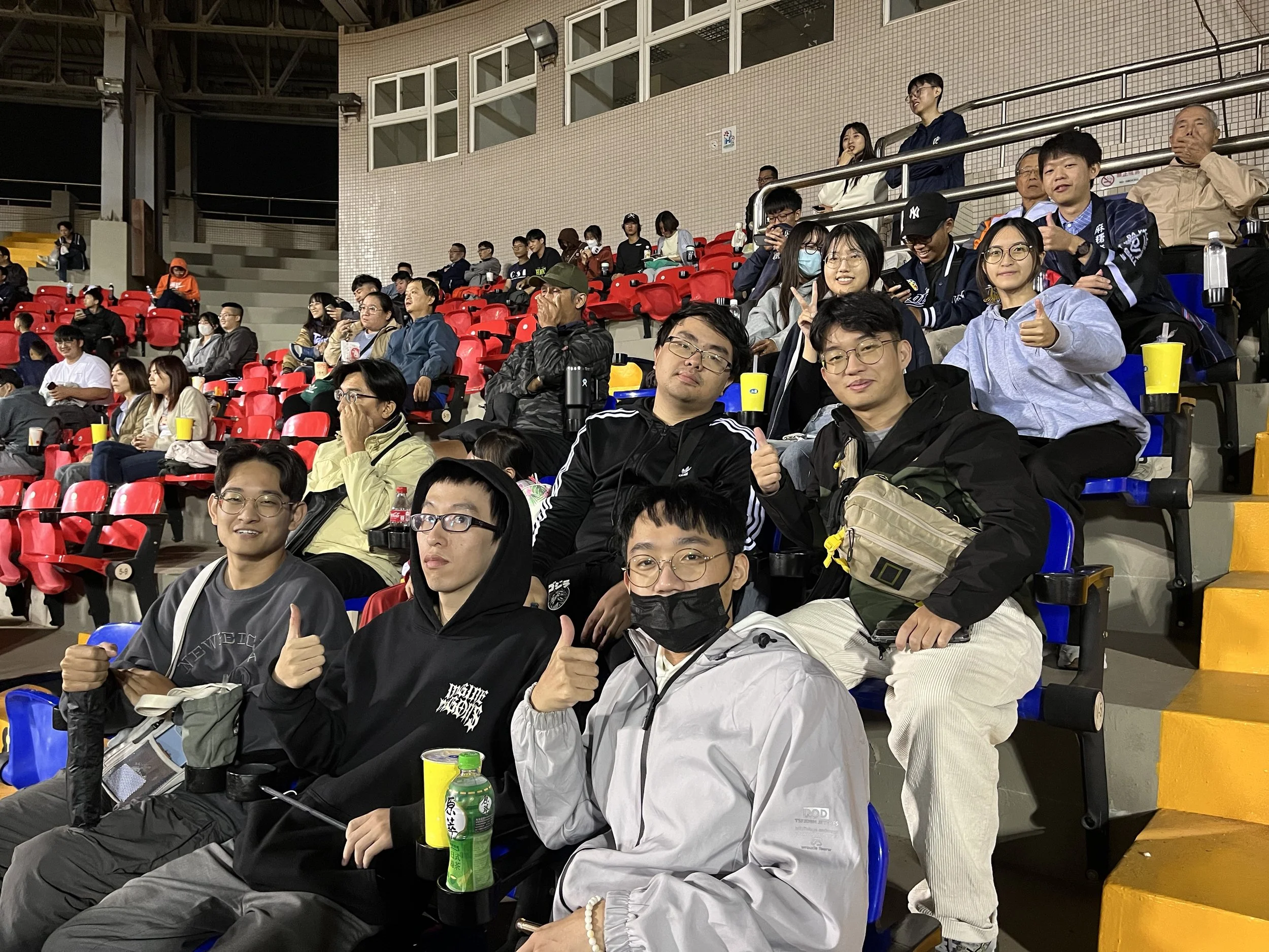 2025 Kano棒球場欣賞冬盟-台灣山林vs日本社會人-MYTLab成員之二