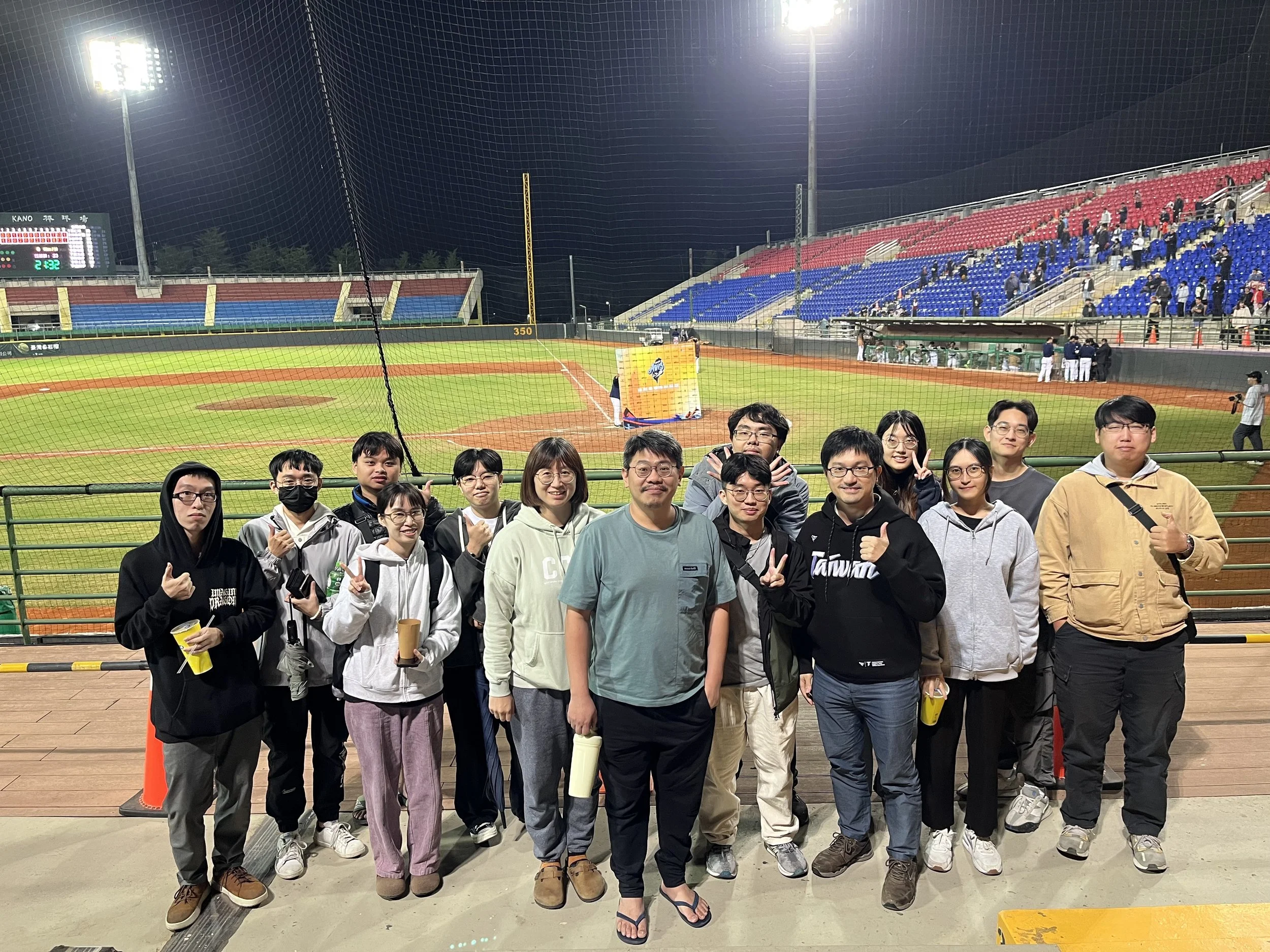 2025 Kano棒球場欣賞冬盟-台灣山林vs日本社會人-MYTLab賽後大合照