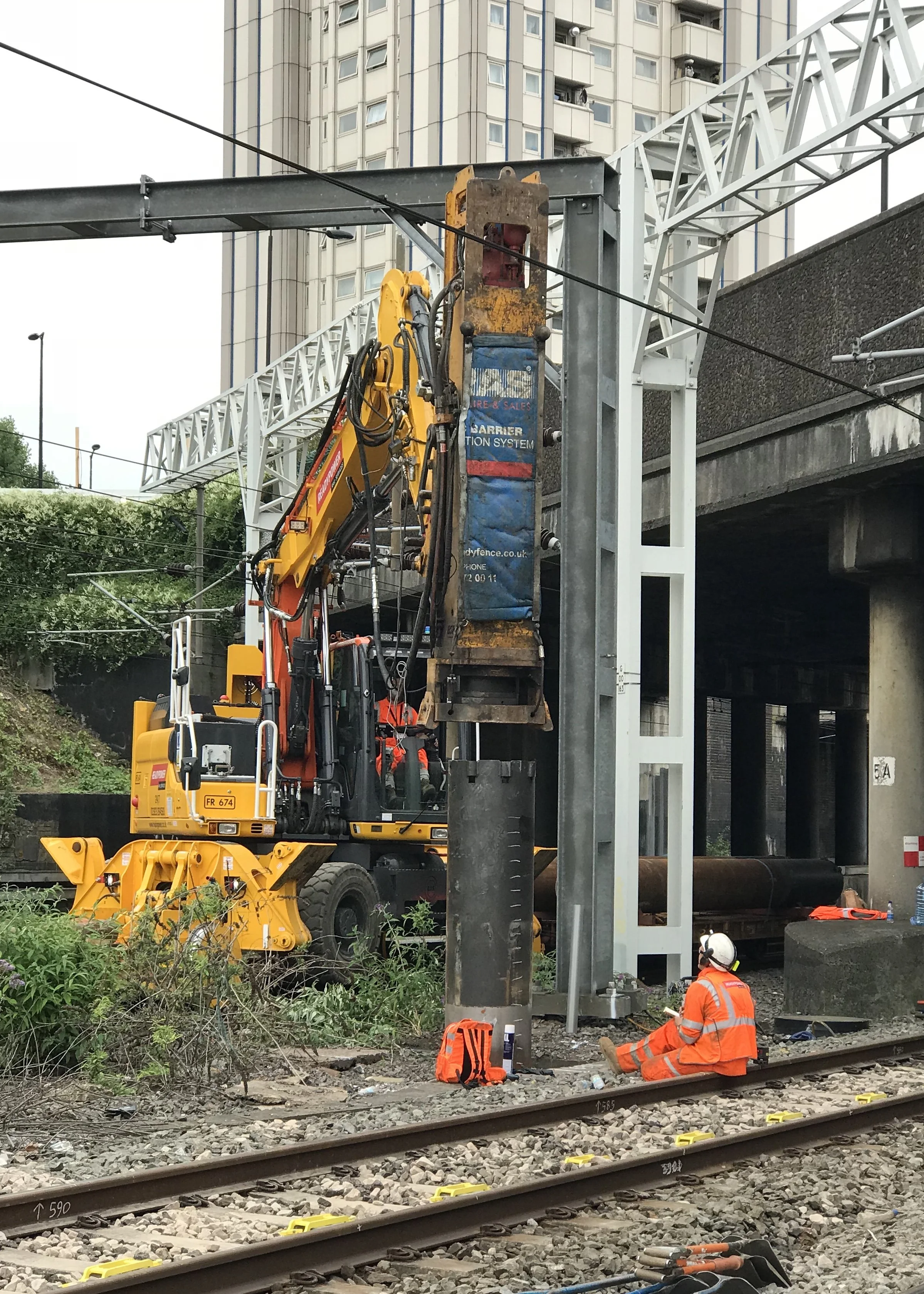 Protecting Residents at Euston Station Piling Works