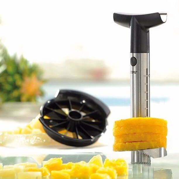 Make pineapple slicing a snap with a GEFU
Pineapple Slicer.

Swing by the store today to get yours.

#pineapple #pineappleslicer #kitchengadgets #lakeoconee