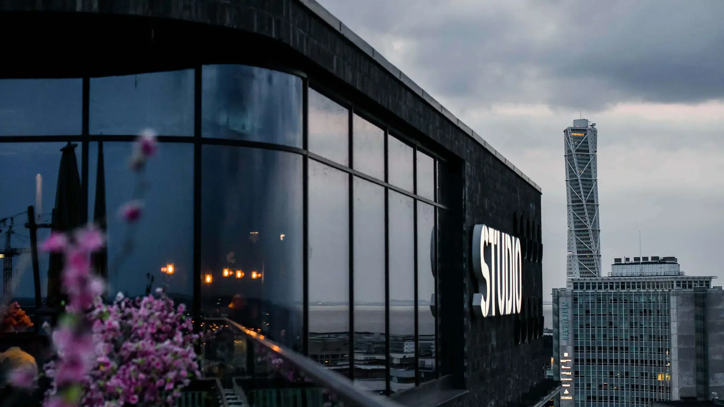 Middag med fantastisk utsikt över Malmö