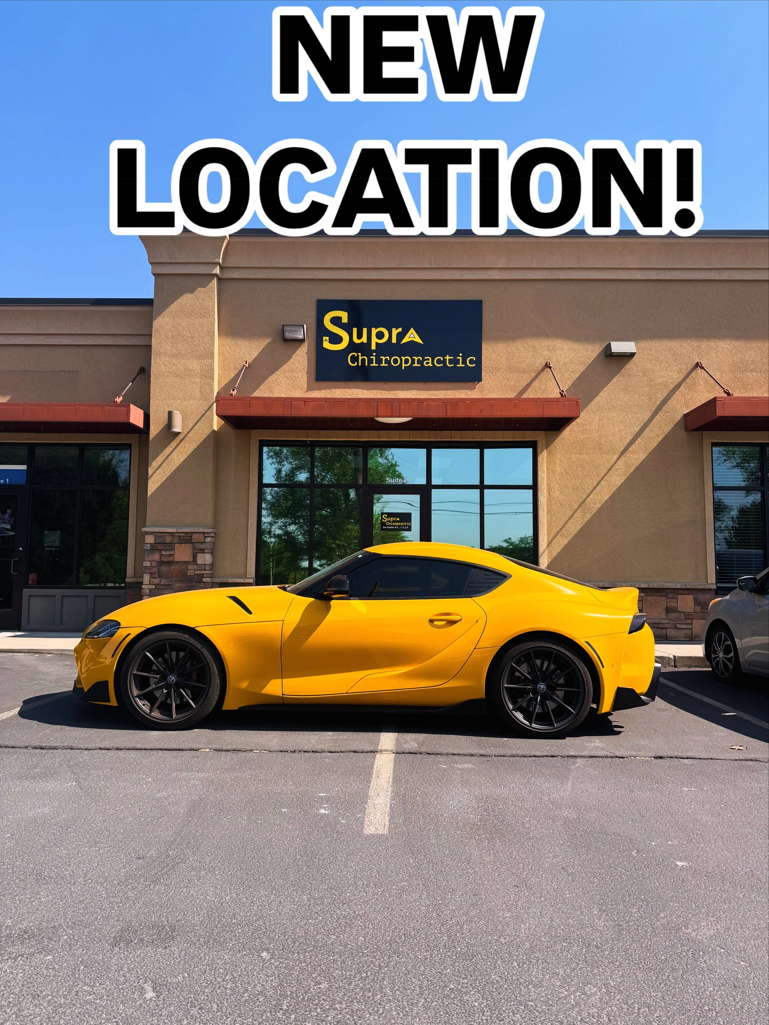 New Location for Supra Chiropractic!