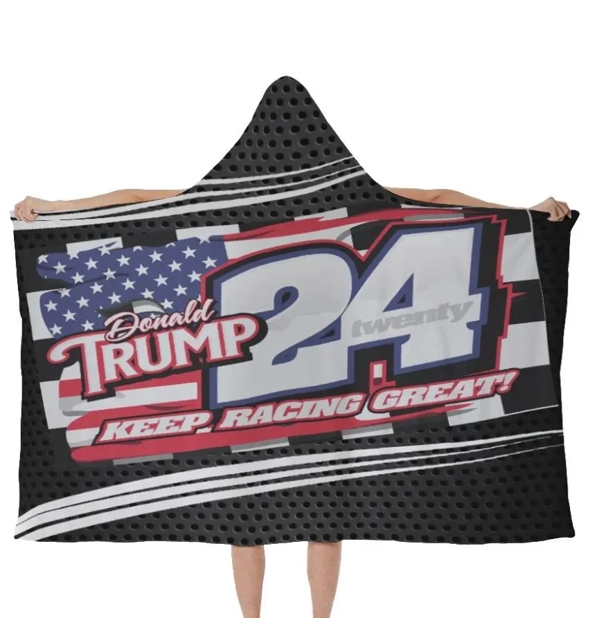 Raceday Hooded Blanket -Trump 2024