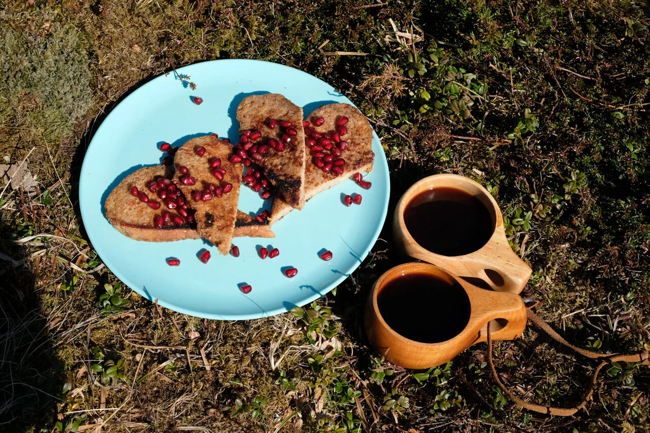 Arme riddere med granateple