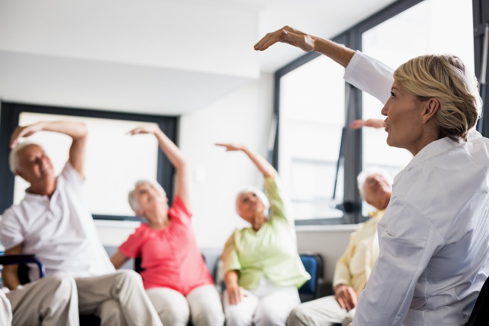 Sweat Safely: 5 Chair Exercises for Seniors — Snug Safety