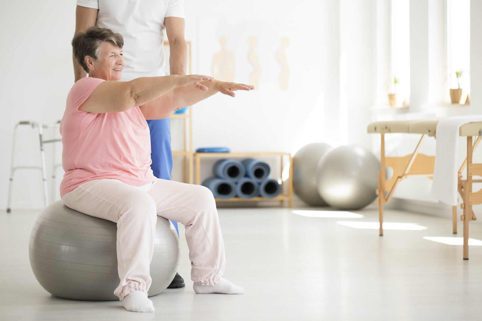 Balance Ball Exercises For Seniors | escapeauthority.com