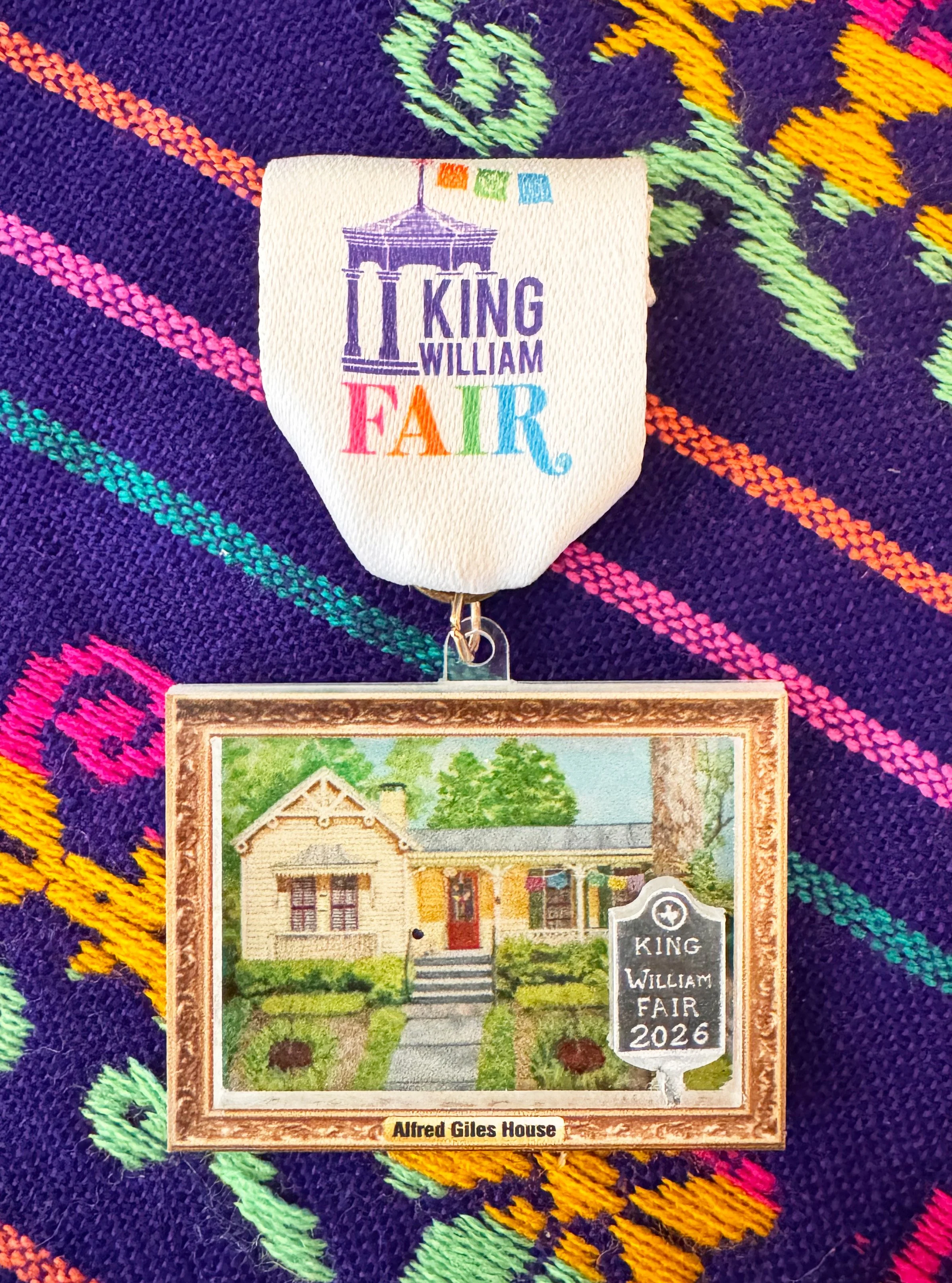 2026 King William Fair medal