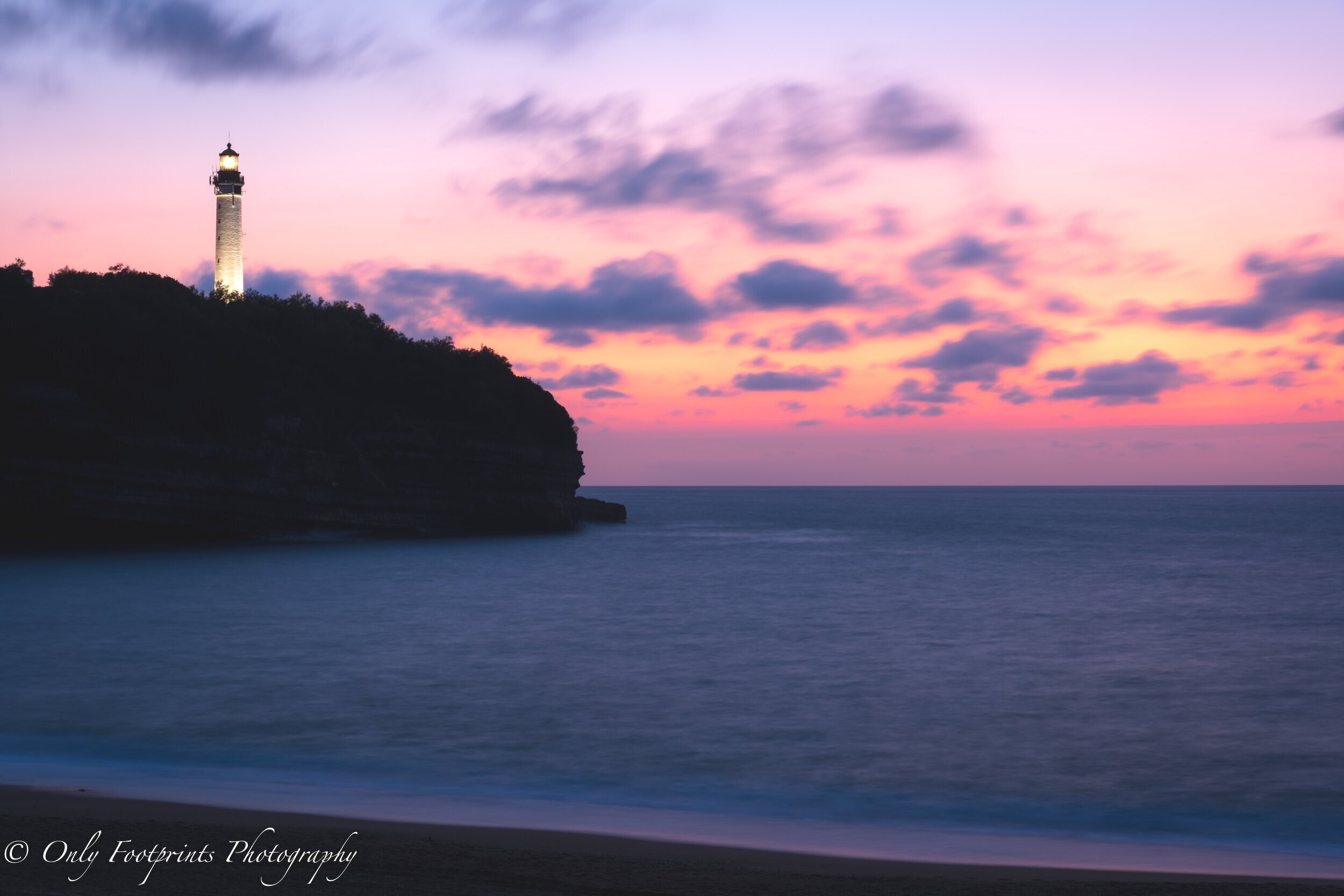 Lighthouse, Biarritz, France.