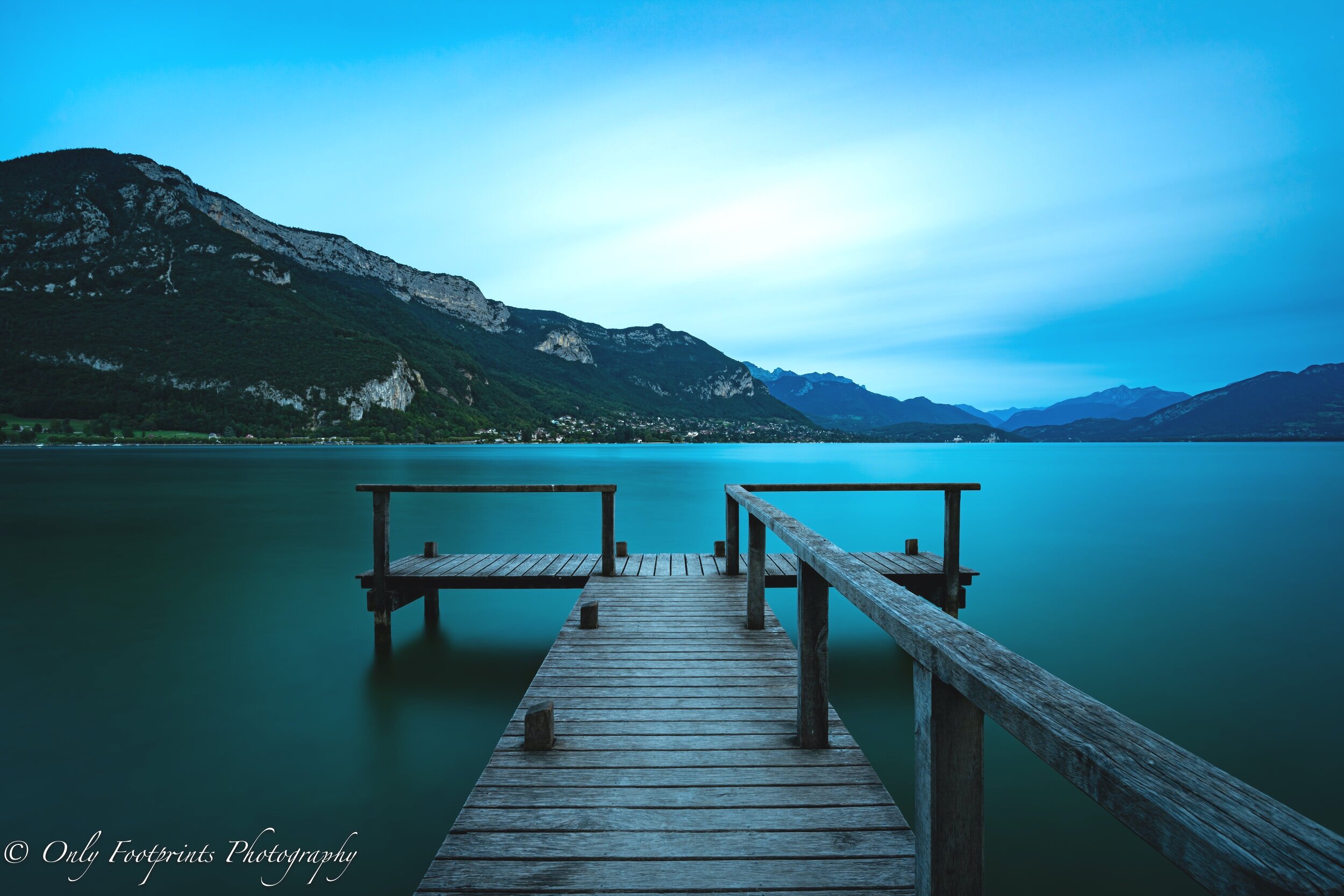 Lake Annecy Jetty, Annecy, France.
