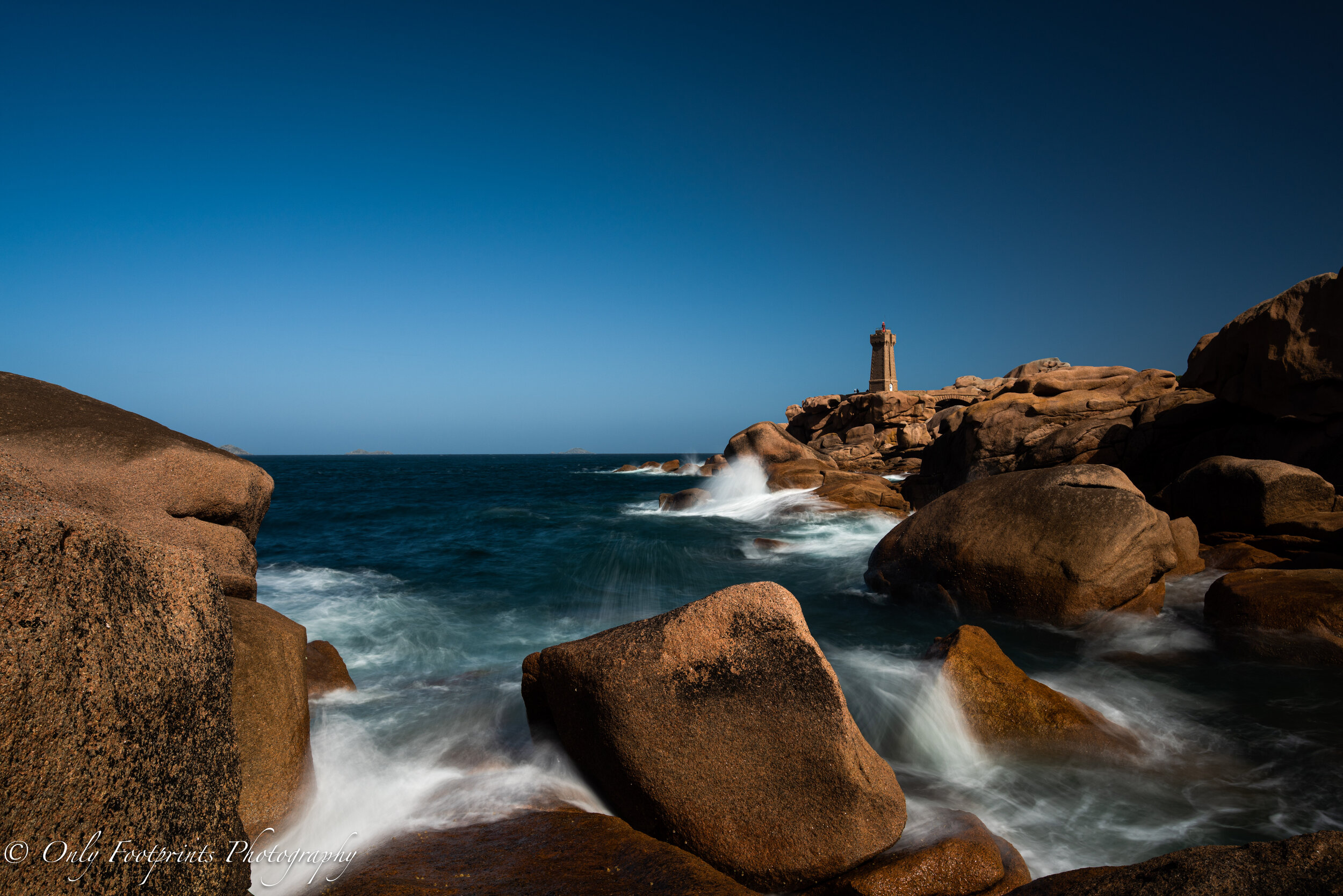 Ploumanac'h Lighthouse, France.
