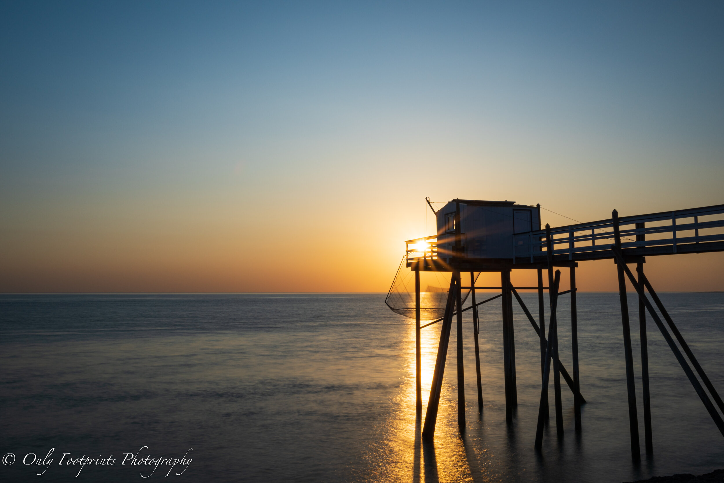 Sunset over the Le Puits De L'Auture.