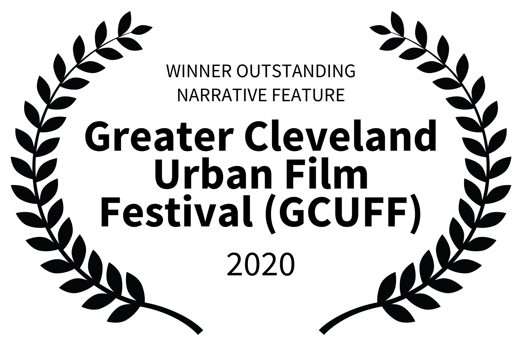 WINNER OUTSTANDING NARRATIVE FEATURE - Greater Cleveland Urban Film Festival GCUFF - 2020 copy.png