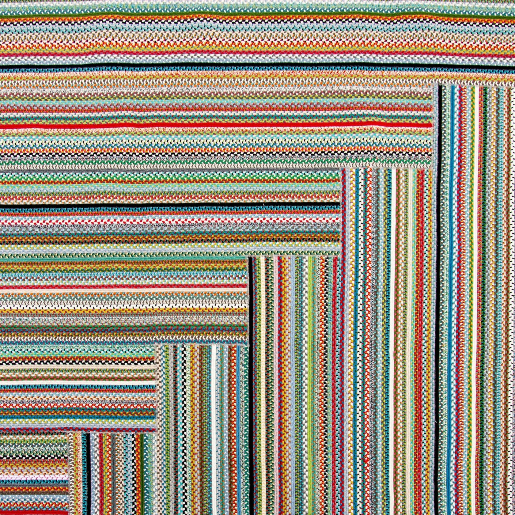 Braided Wool Rug-BIG STEPS 8' X 10'