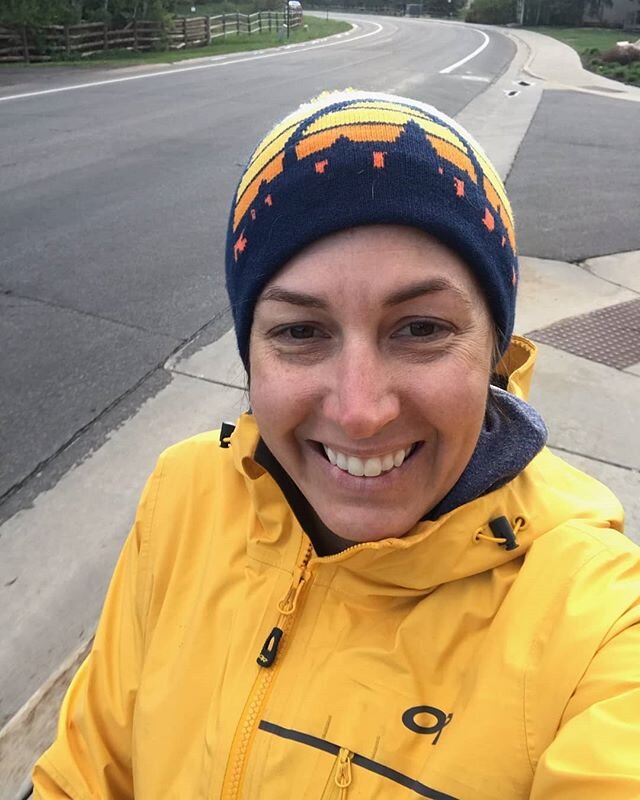 MtnStuffer @ashtuc is ready #rainorshine with her sunny yellow @outdoorresearch rain gear! 
#recreateresponsibly #getoutside #endbailing #outdoorresearch #slc #utah