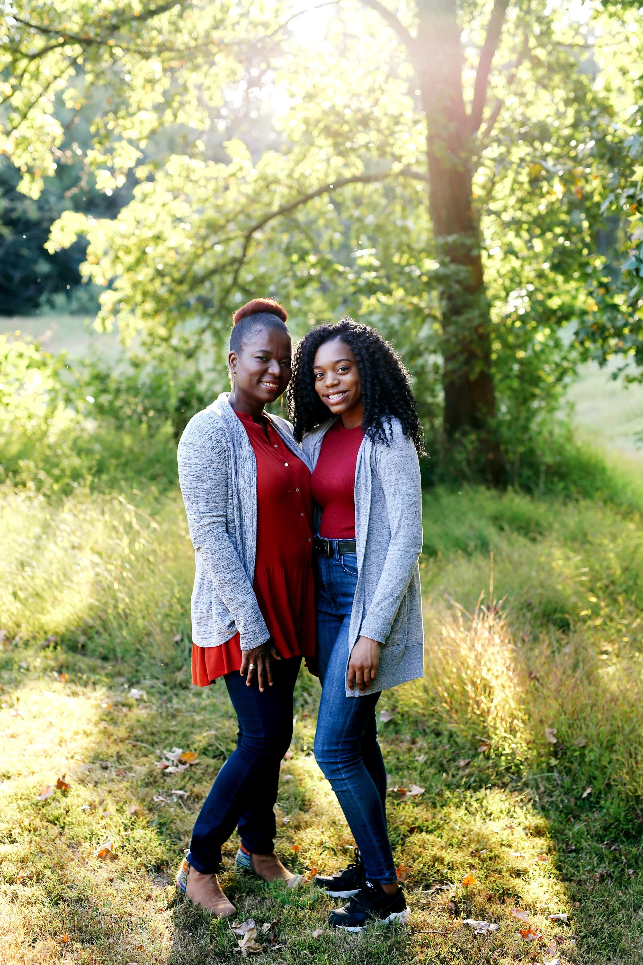 Mother and Daughter portrait at Trexler Park in Allentown
