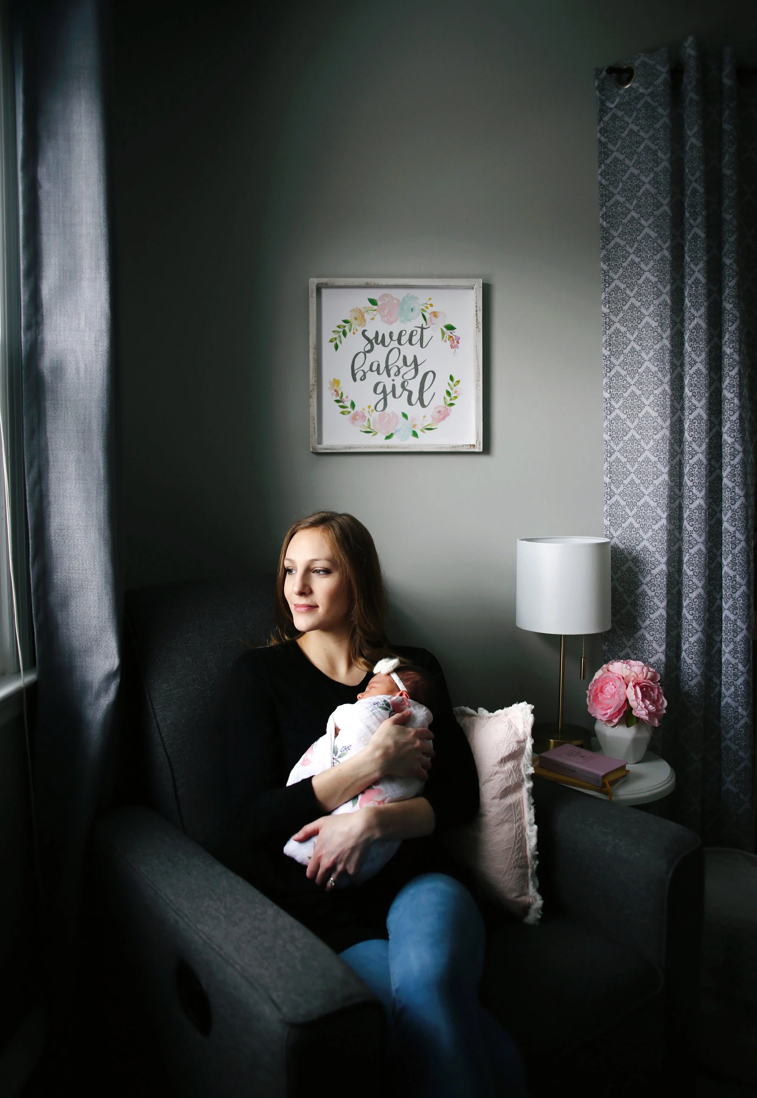 Baby nursery portrait