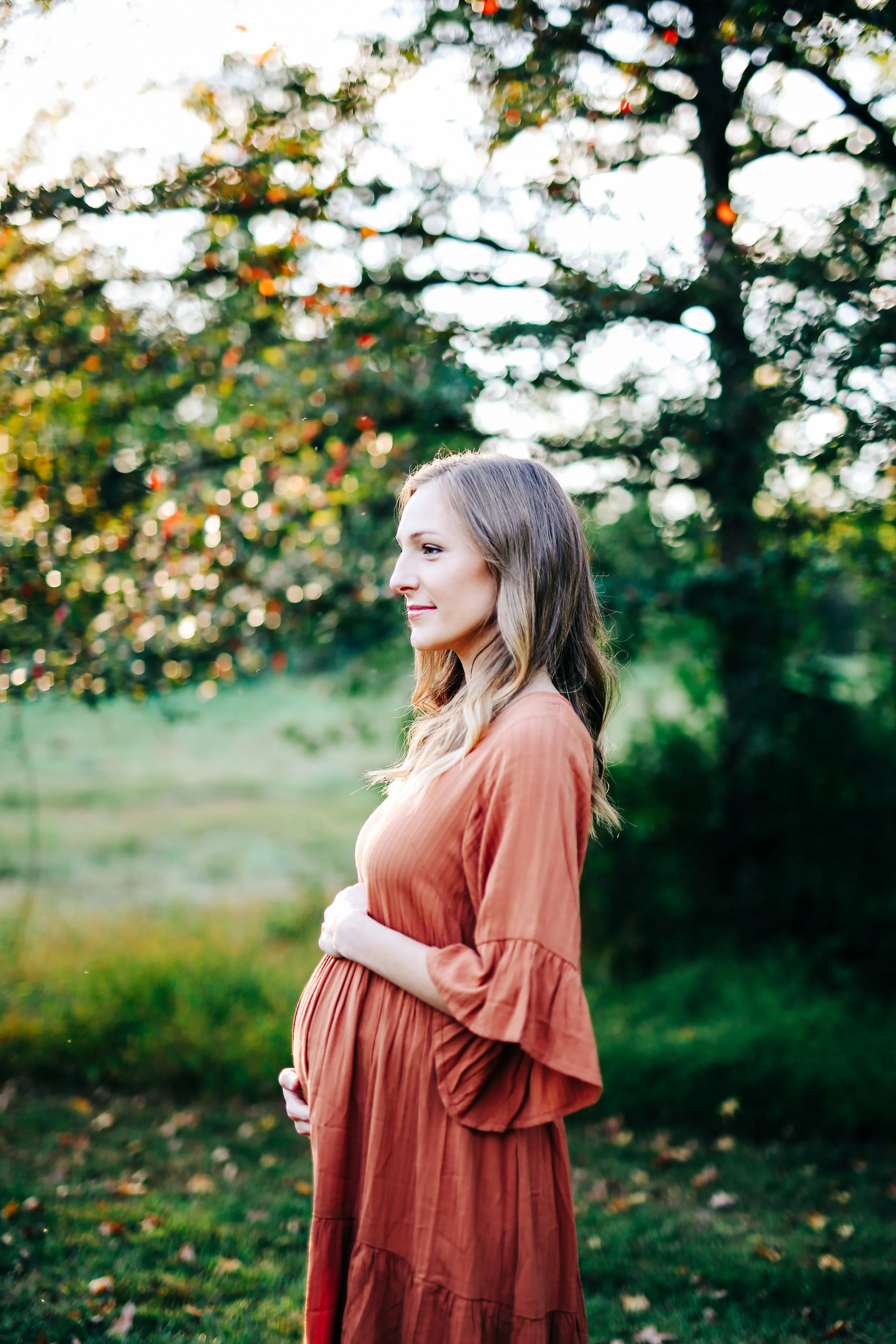 Maternity picture at Trexler Park