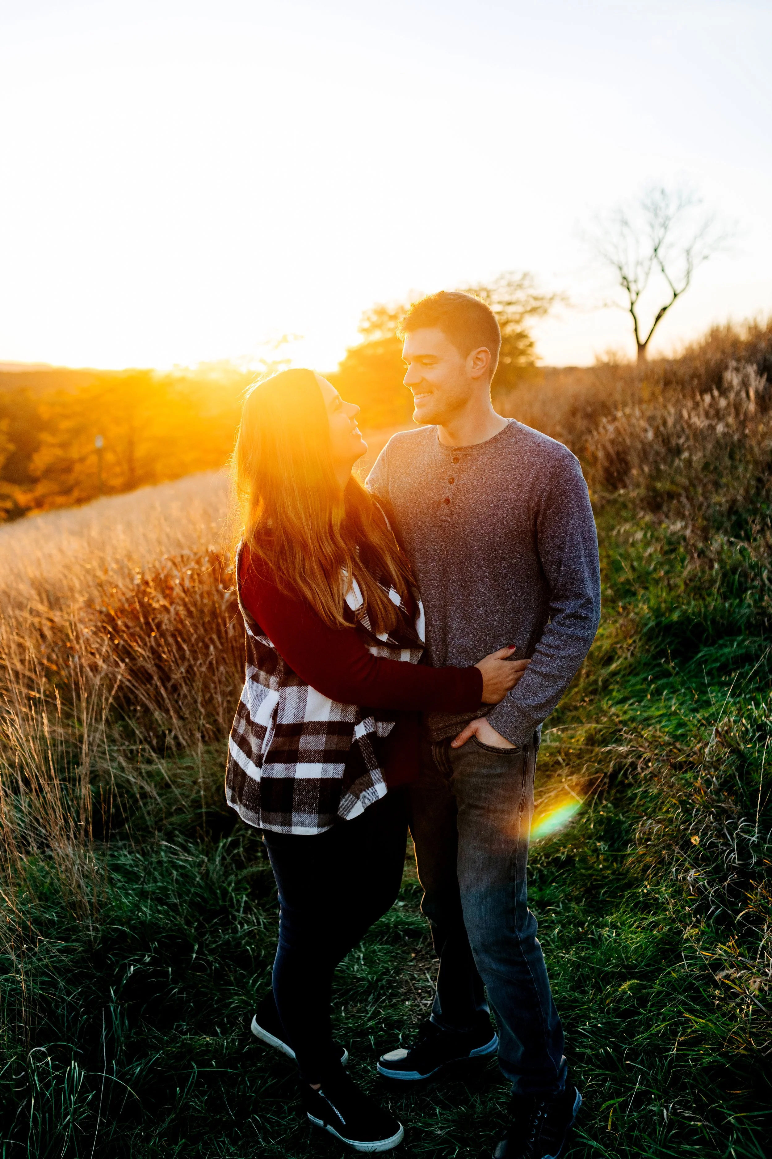 happy couple at Trexler Nature Preserve