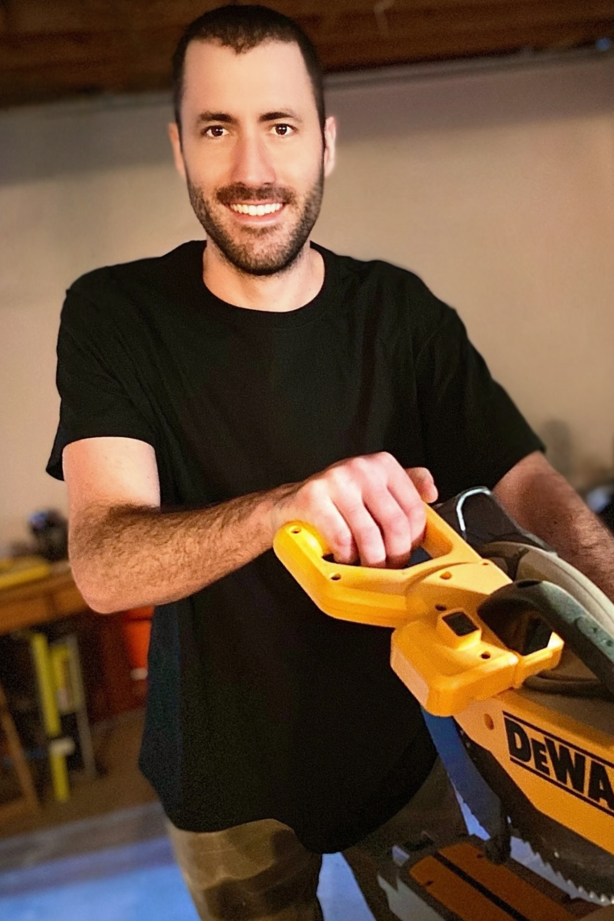 Michael Druce of Pure Carpentry Co. in his workshop