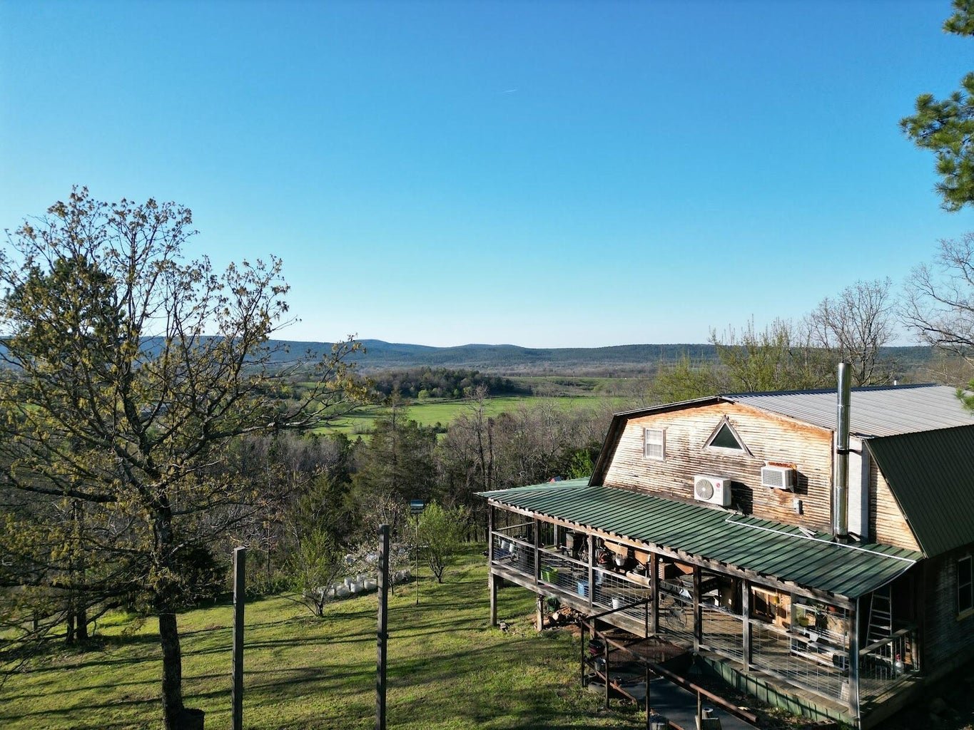 Discover the charm of this unique Plainview Home! 
🏡 130 Hilltop Lane is nestled on 9.89 acres, this rustic retreat offers breathtaking panoramic views of the surrounding landscape. 🌳🌄

The open-concept living space sets the stage for memorable ga