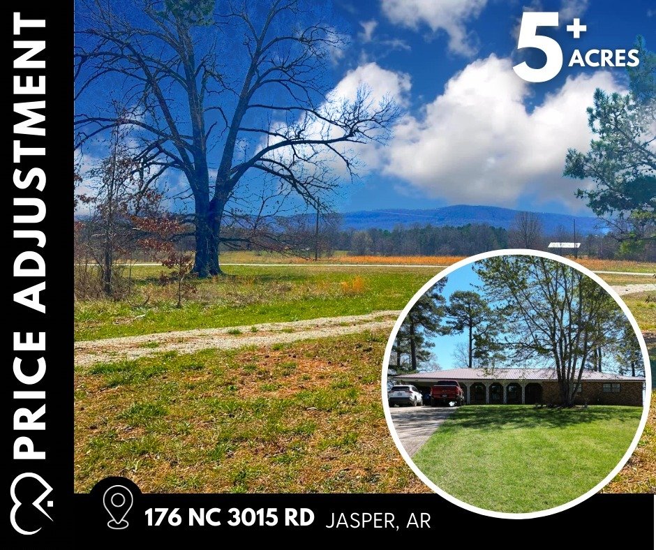 Exciting News! 🎉 Price Drop Alert! 🚨

Explore the charm of 176 NC 3015 Road! 👀 Nestled on 5.23 acres, just 3 miles from the majestic Big Buffalo River and 2 miles from the tranquil Little Buffalo River, this Jasper property is a true gem. ❤️ Wheth