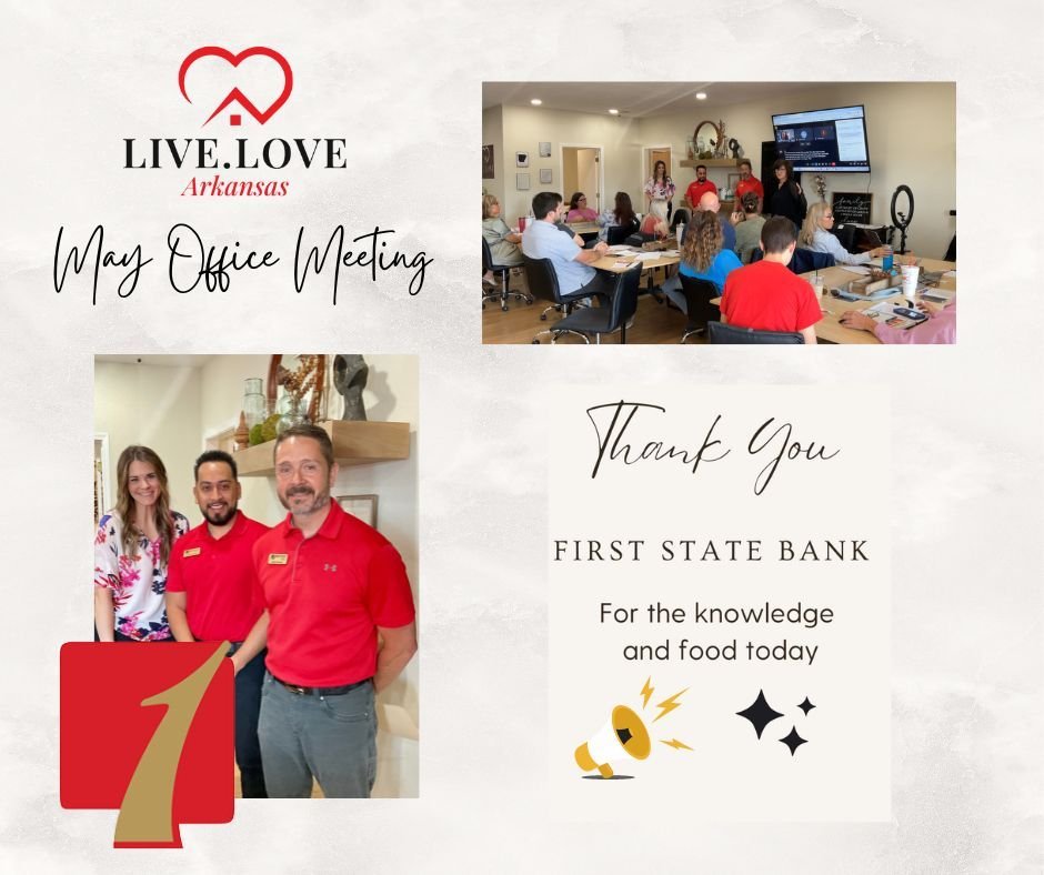 We had an amazing office meeting today! 🎉 A huge shoutout to Matt, Jorge, and Suzanne from First State Bank for treating us to a delicious lunch 🥪 and sharing their invaluable knowledge on various loan types and ways to better serve our customers. 