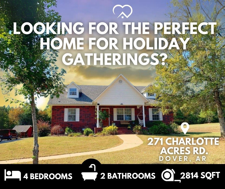 🏡✨ Host the Holidays in Style at 271 Charlotte Acres Road! 🎄🍽️

This spacious single-level home in peaceful Charlotte Acres, Dover, is the perfect setting to create holiday memories! With 2,814 sqft of open living space on a 1.5-acre lot, there&rs