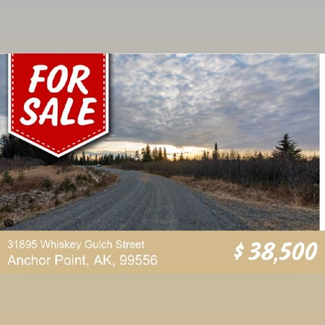 We still have this nice Whiskey Gulch lot for sale in Anchor Point available. 6.82 Acres with on site electric🔌🏔#aspirerealtygroupak #anchorpoint