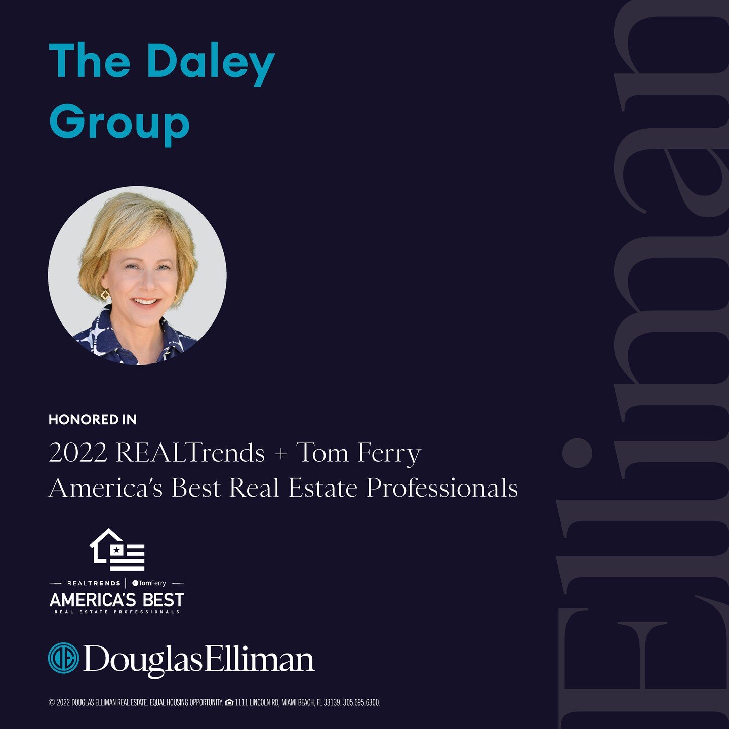 An Exceptional Honor ✨

I am thrilled to announce my inclusion in this year&rsquo;s RealTrends + Tom Ferry America&rsquo;s Best List, recognizing the top 1.5% out of more than 1.4 million licensed real estate professionals nationwide.

This accomplis