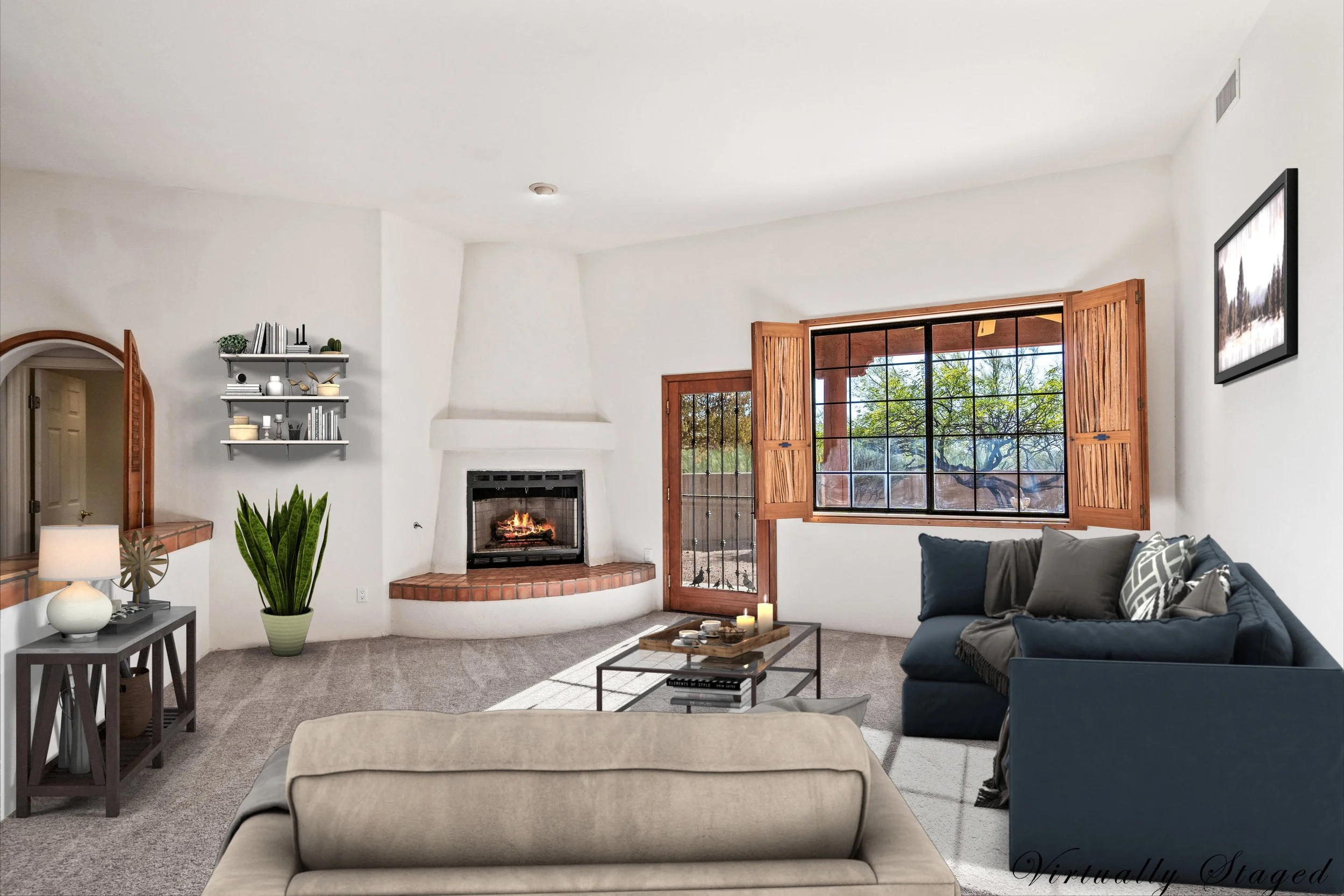 sw style home living room home sold by Oliver Realty