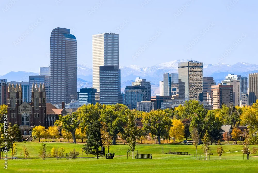 Denver skyline during the dayime