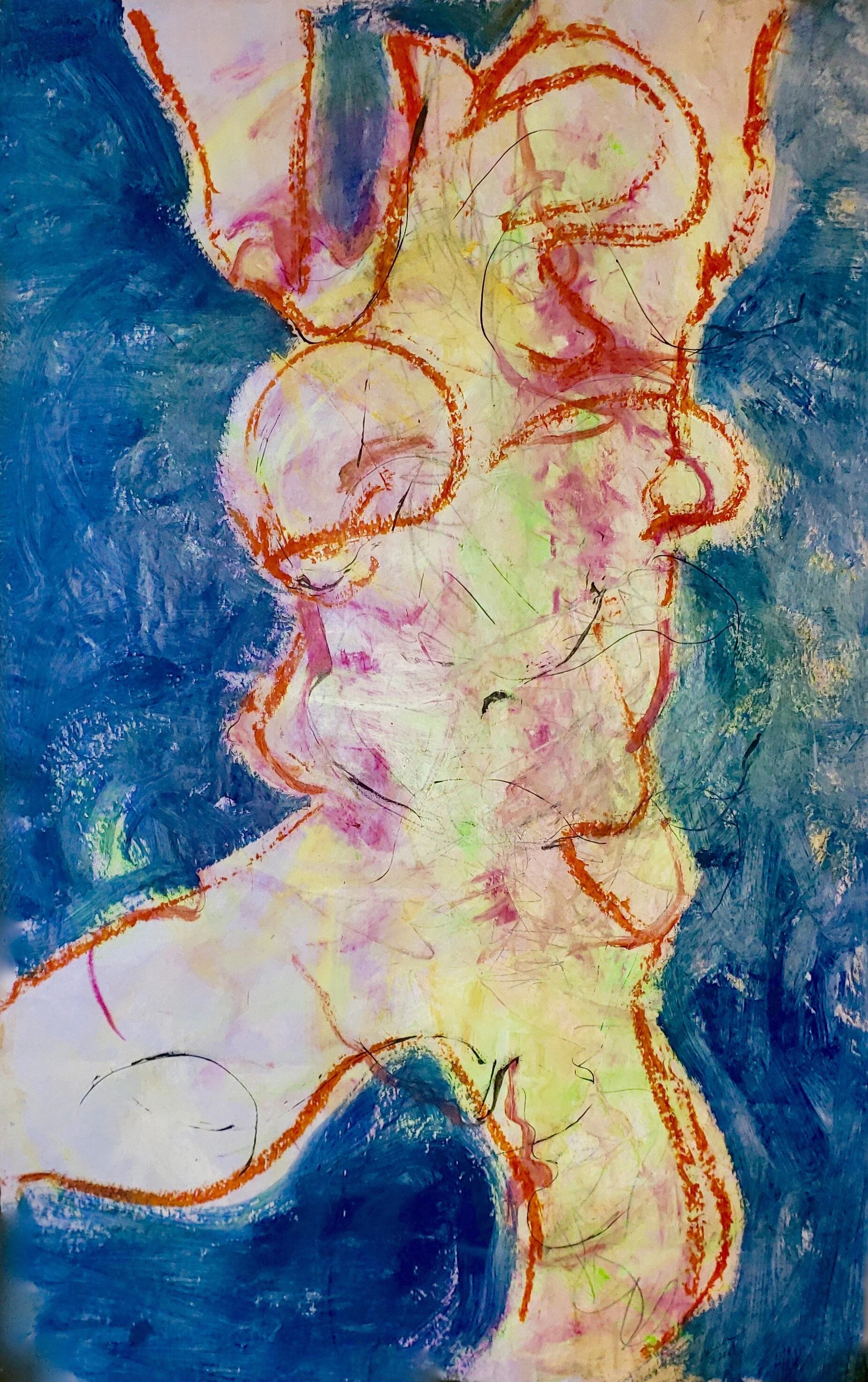 “Jayme Dancing”$600.0036” x 54” Acrylic on paper