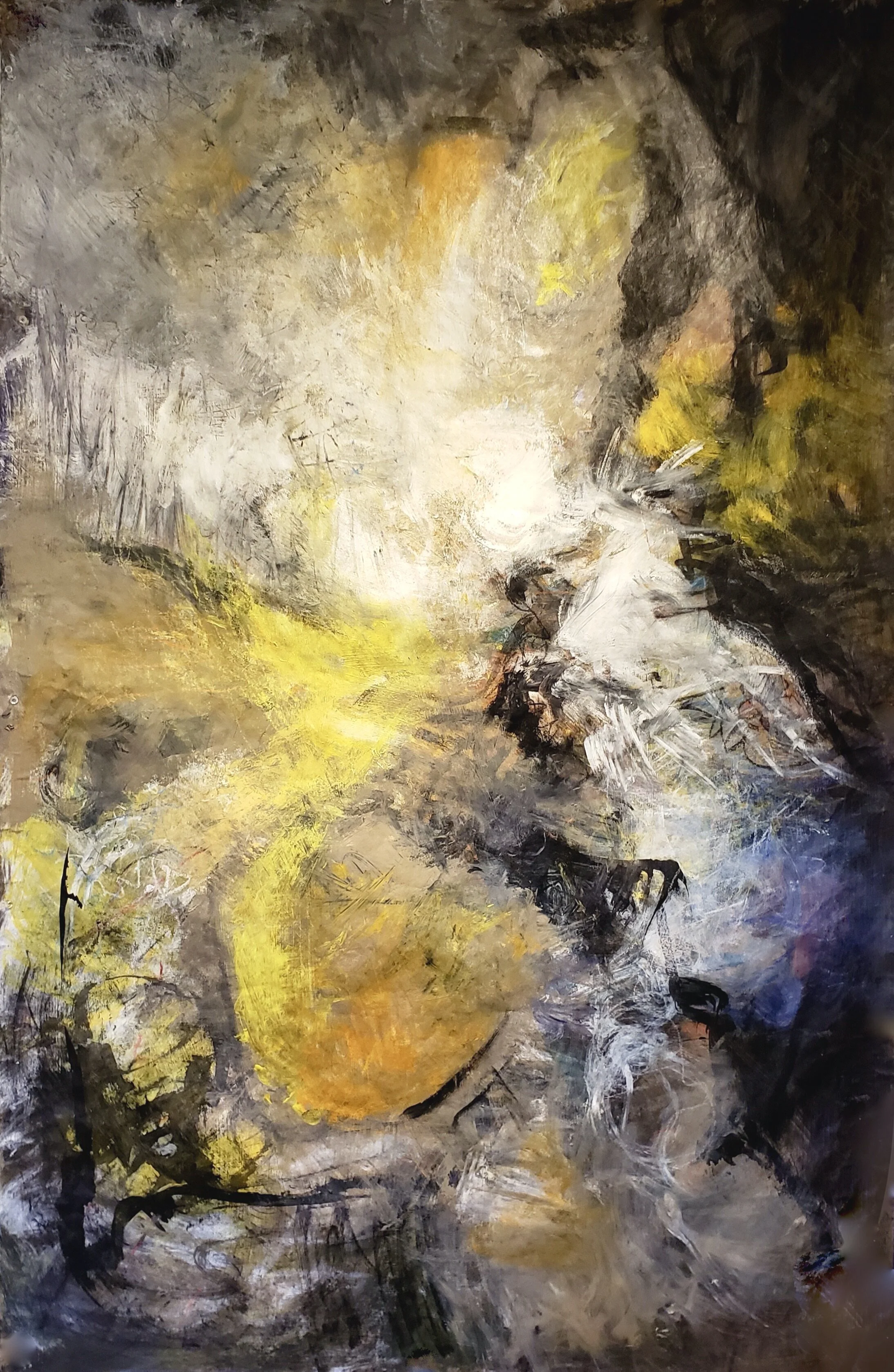 “Sky Kernel”$600.0036” x 54” Acrylic on paper