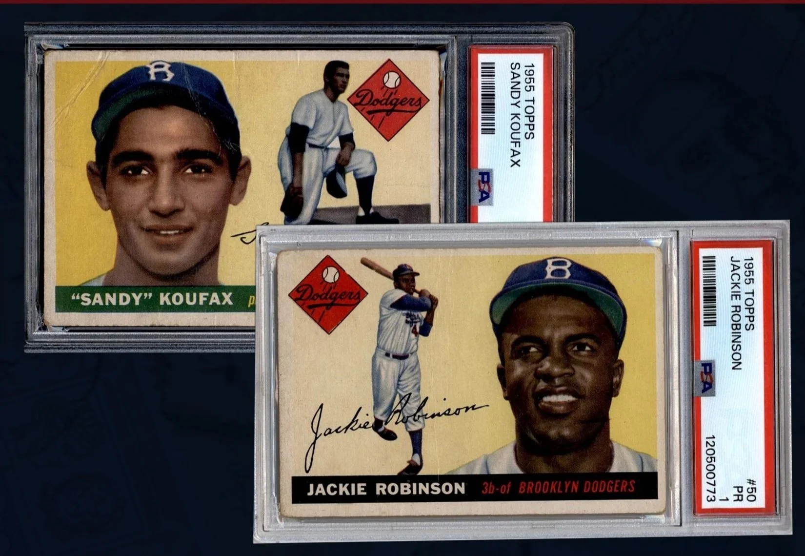 Vintage baseball cards