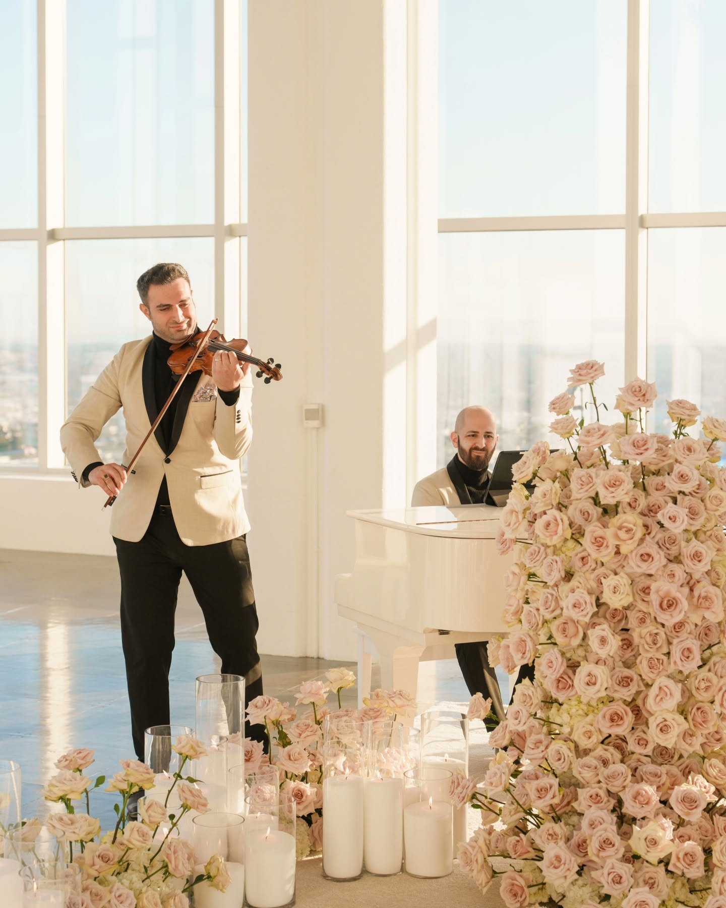 Celebrating a new chapter with the perfect proposal and an unforgettable dance. 🤍💍 Congratulations to the beautiful couple!

Photographer | @gorfotos
Planner | @partyoftwogroup

-----

✨️ #ENCHANTEDSTRINGS
Now booking 2025! www.enchantedstrings.com