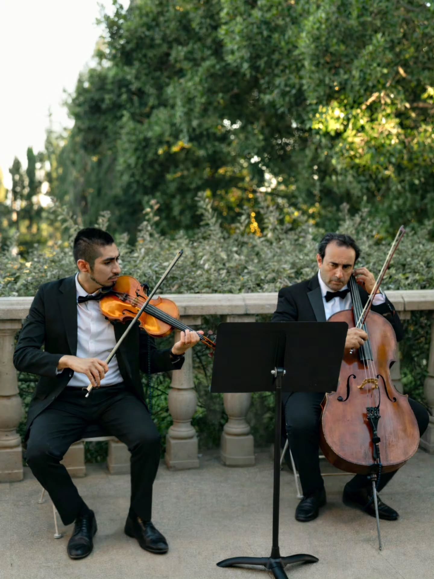 t h e 🦢 m a l o n e s

A beautiful wedding celebration for J + I featuring instrumental dinner music by our Violin &amp; Cello Duo. 🤎

Photographer | @maelanijanelphoto
Planner | @sotay.creative
Venue | @villadelsoldoro

-----

✨️ #ENCHANTEDSTRINGS