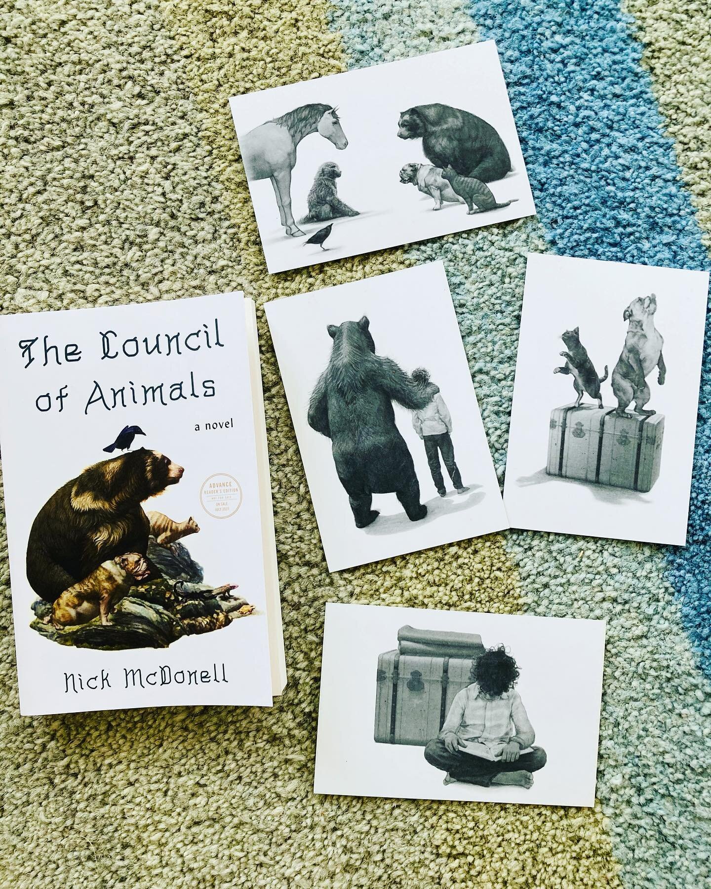 📬SWEEPSTAKES📬 Enter to win a hardcover copy of THE COUNCIL OF ANIMALS *and* a pack of limited edition postcards featuring the illustrations from the book! You can even mail these to a friend as they come complete with space for a stamp and to write