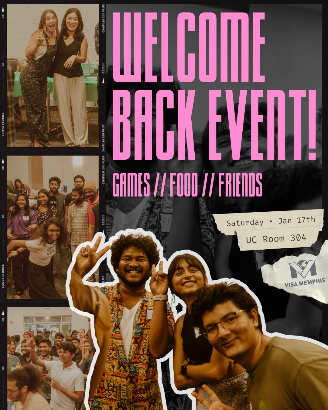 Welcome Back Event! 🥳